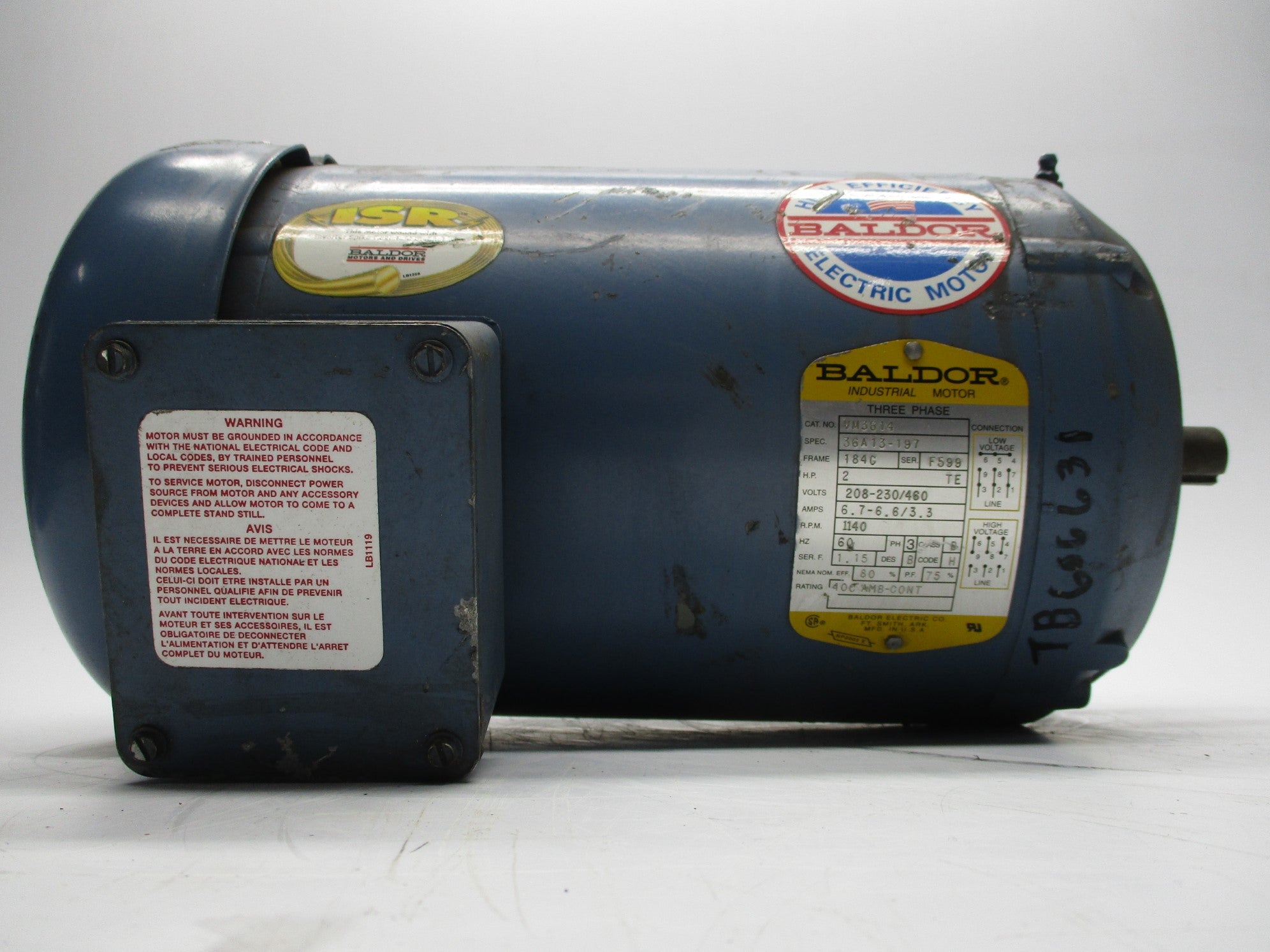 BALDOR VM3614 UNMP