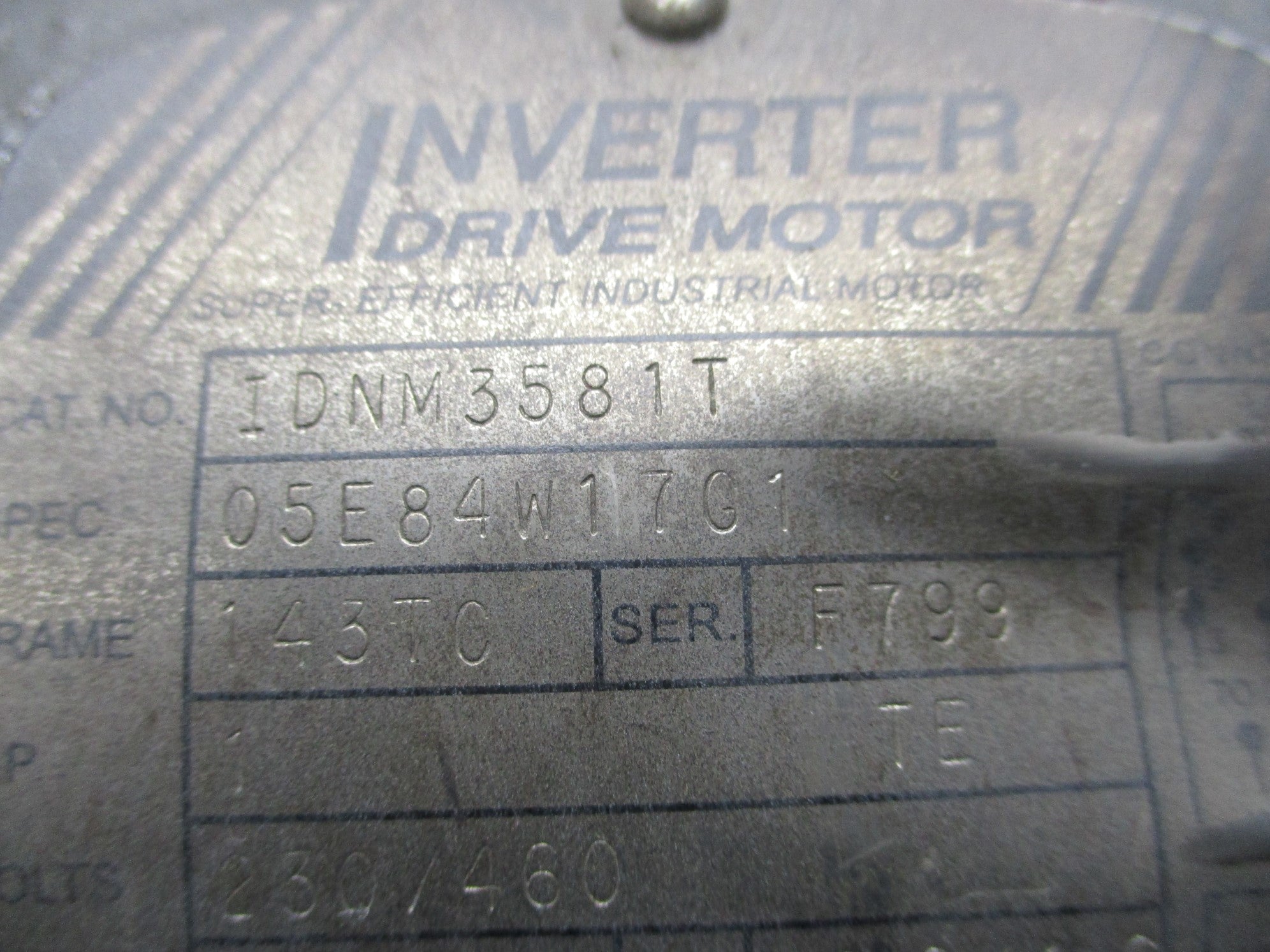 BALDOR IDNM3581T UNMP