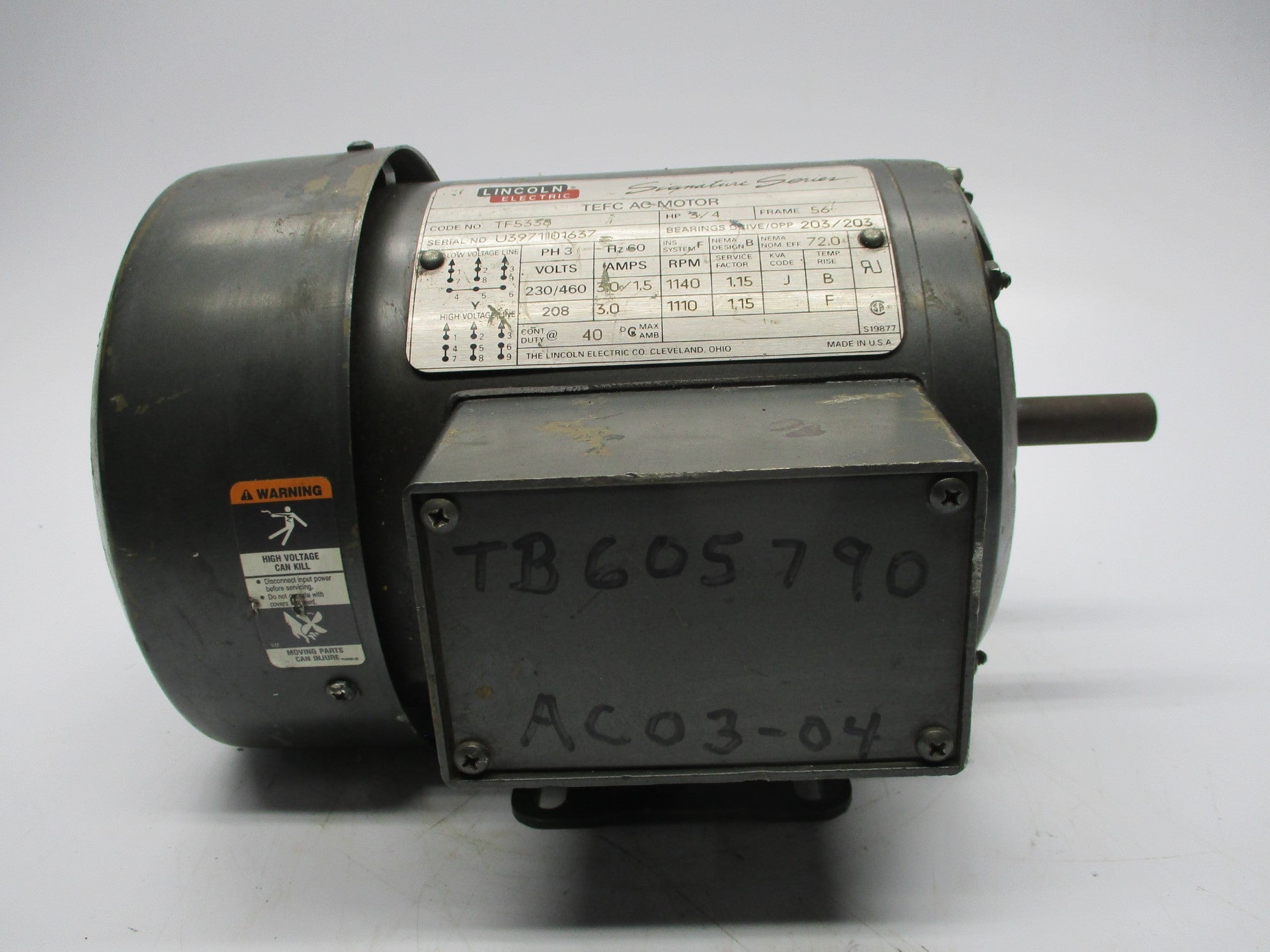 LINCOLN TF5338 UNMP