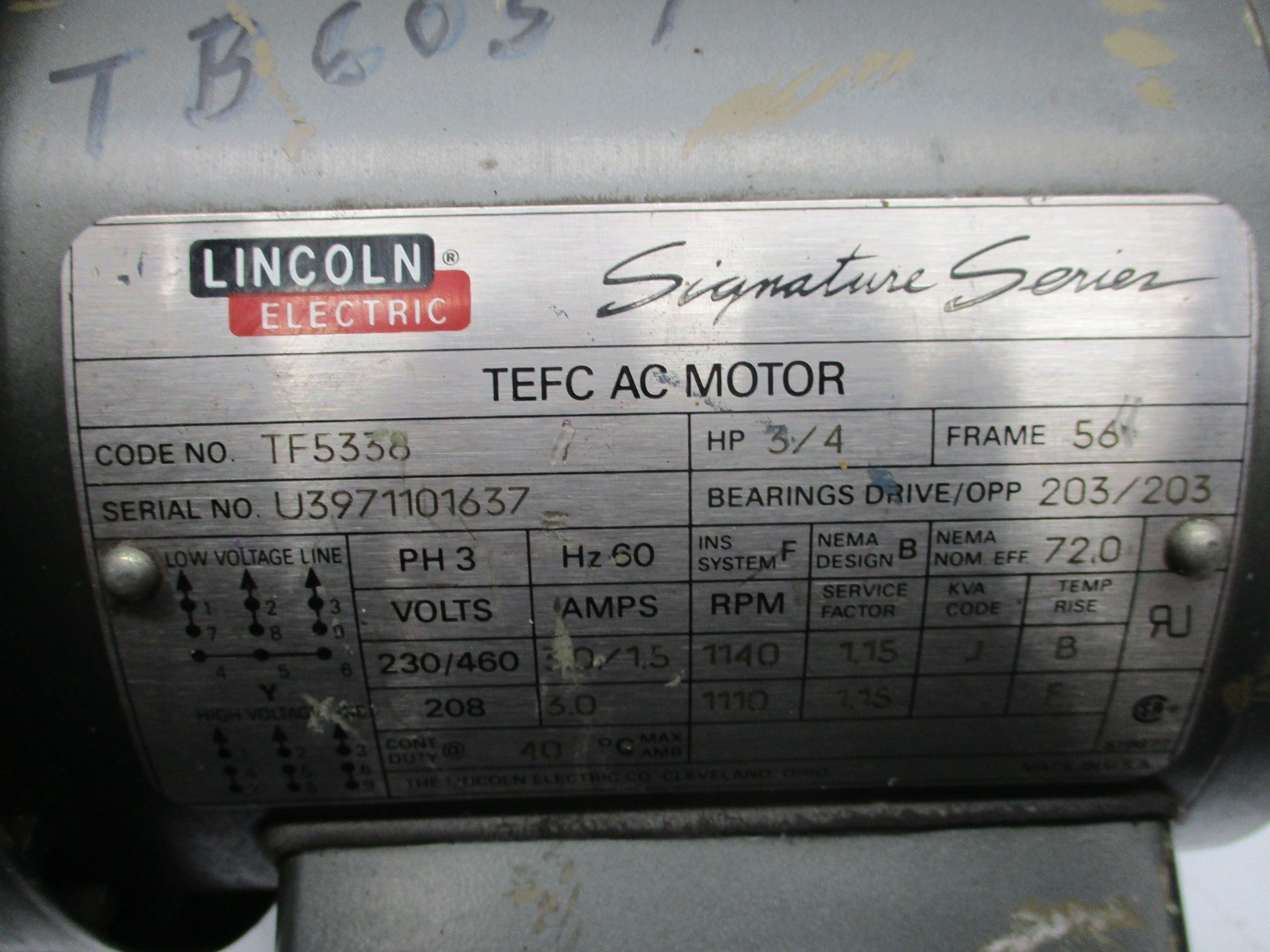 LINCOLN TF5338 UNMP