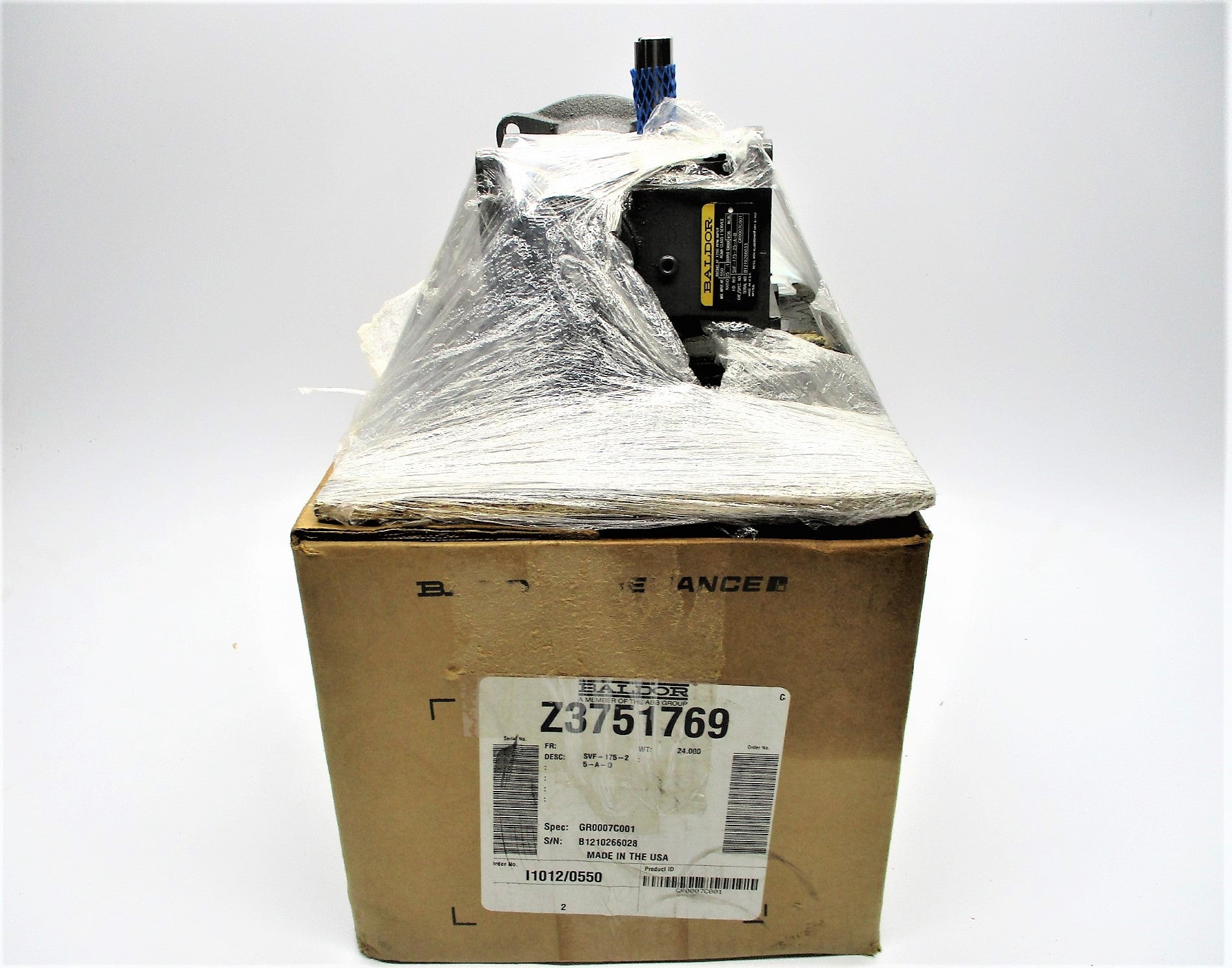 BALDOR Z3751769 GR0007C001 SVF-175-25-A-D NSMP