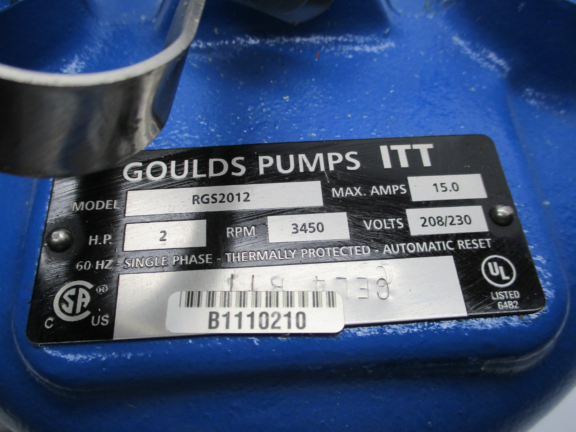 GOULDS RGS2012 NSNP