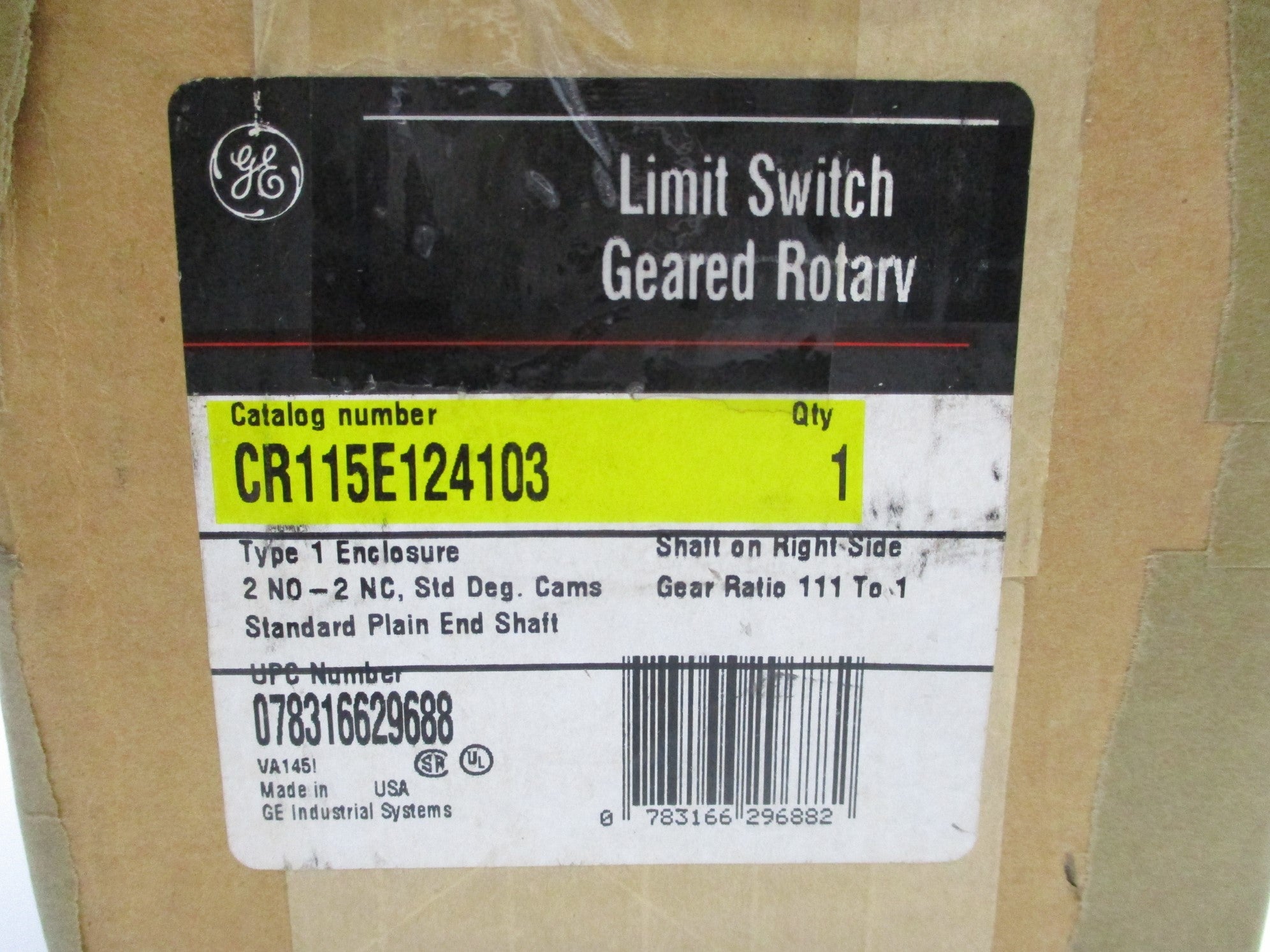 GENERAL ELECTRIC CR115E124103 NSMP
