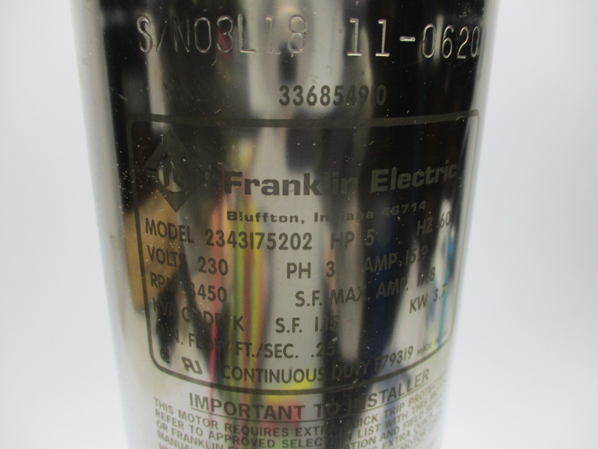 FRAKLIN ELECTRIC 2343175202 NSMP