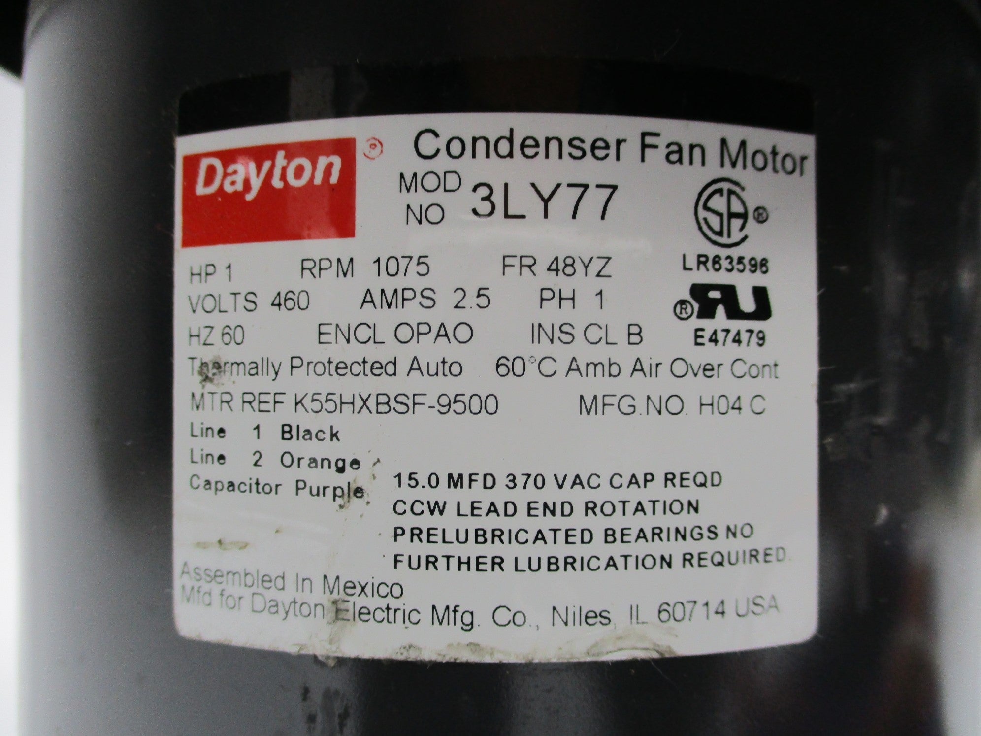 DAYTON 3LY77 NSNP