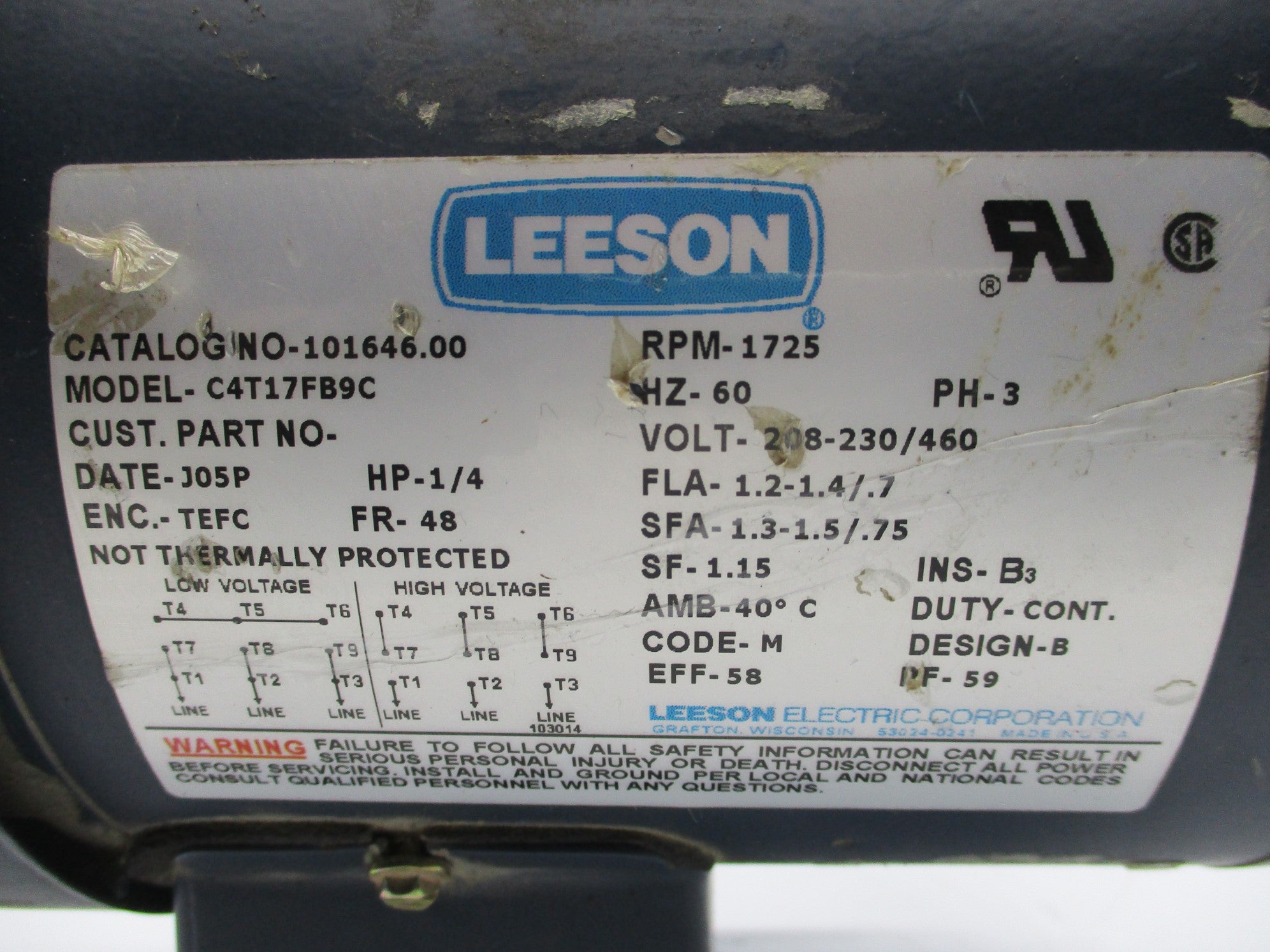 LEESON 101646.00 UNMP