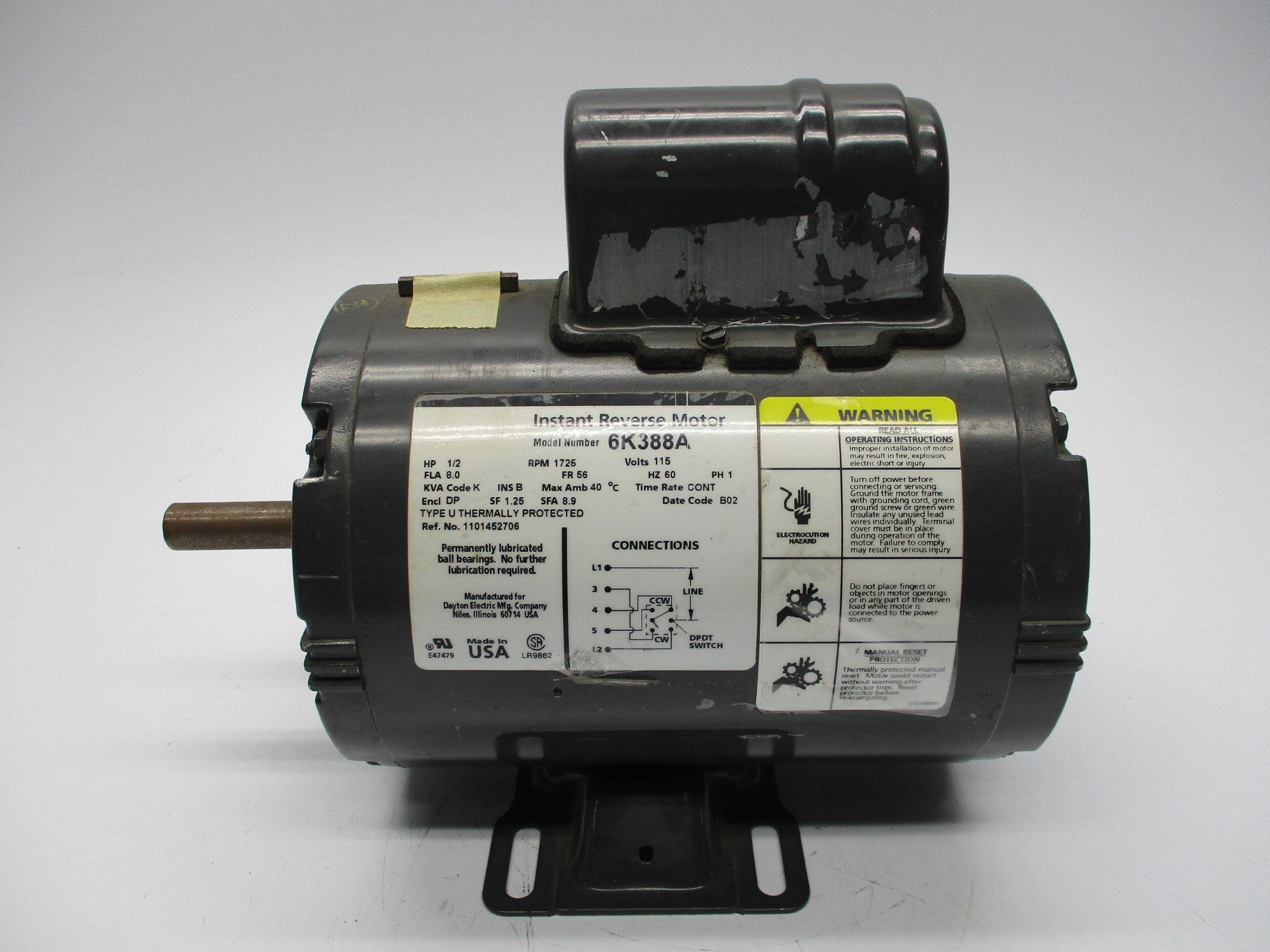 DAYTON 6K388A NSNP
