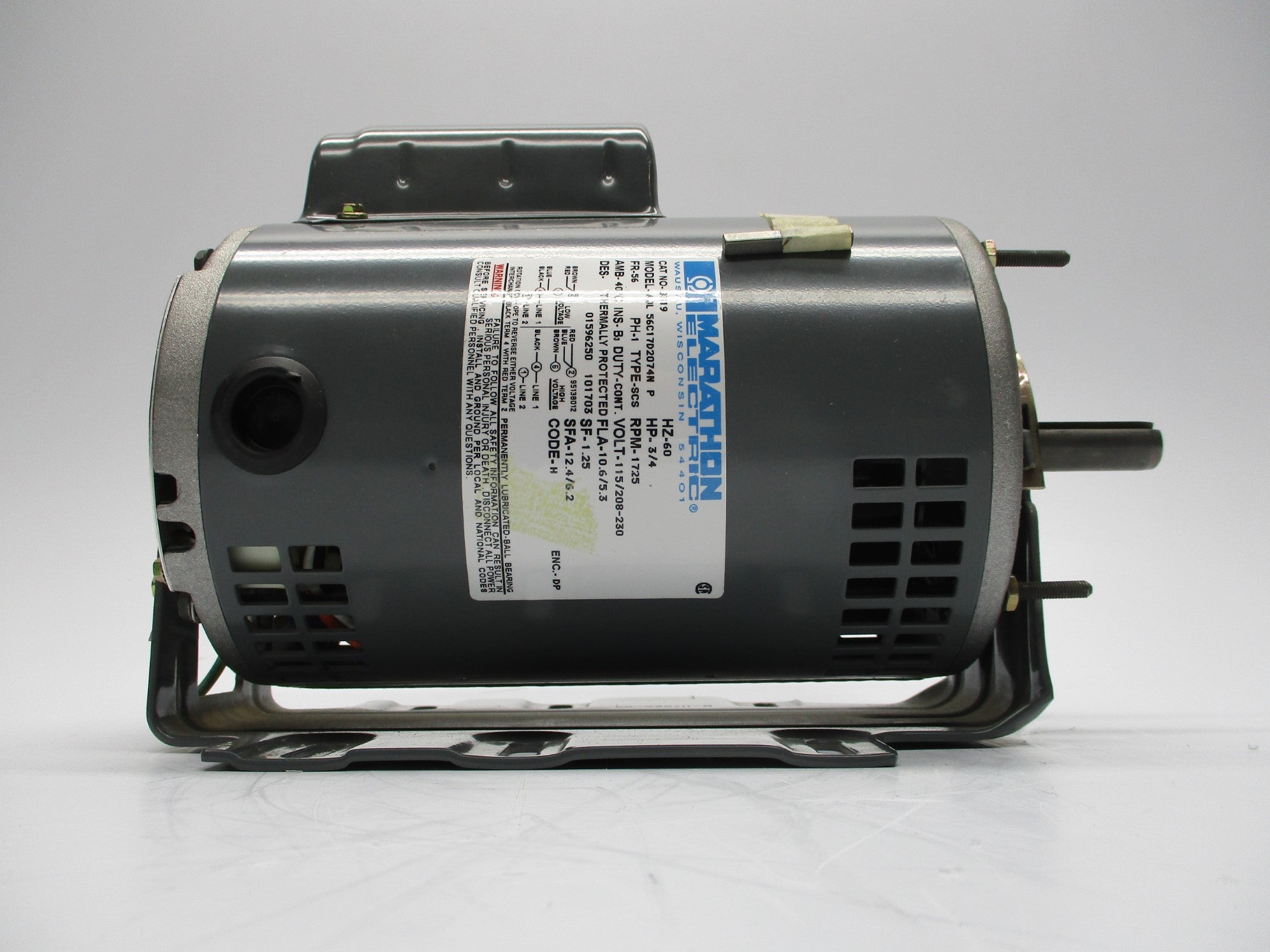 MARATHON ELECTRIC B319 AQL-56C17D2074N NSNP