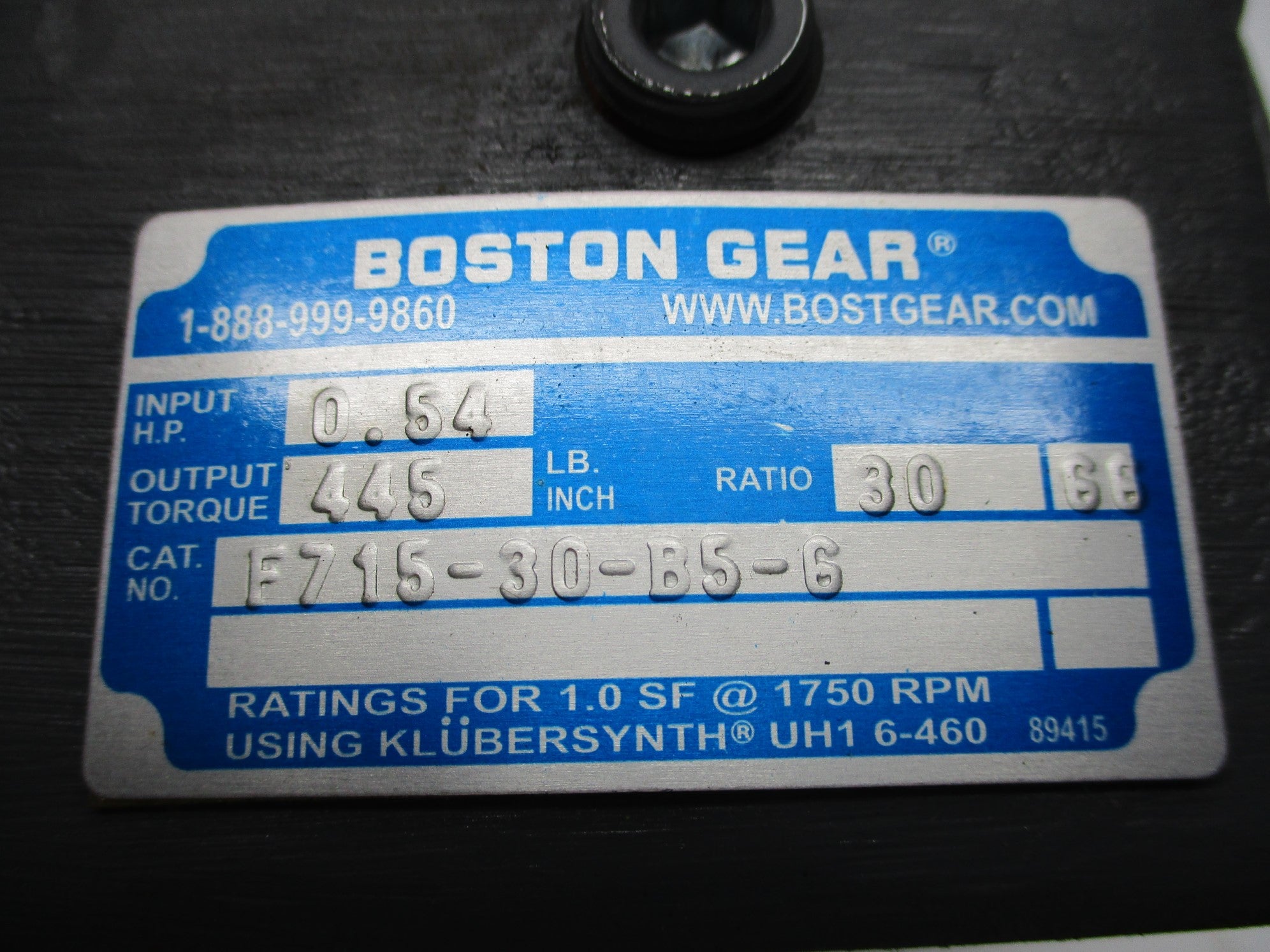 BOSTON GEAR F715-30-B5-G NSNP