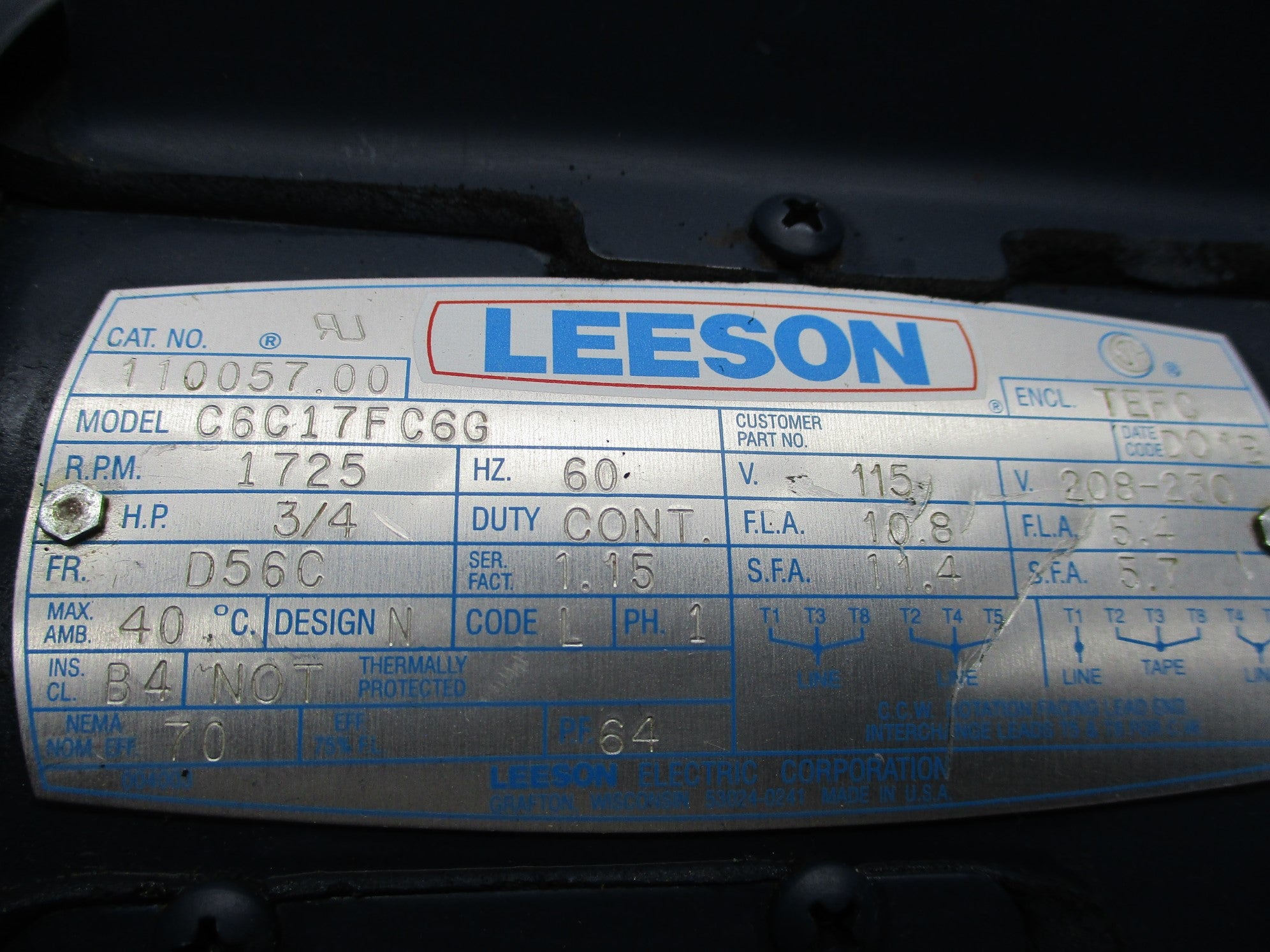 LEESON 110057.00 NSNP
