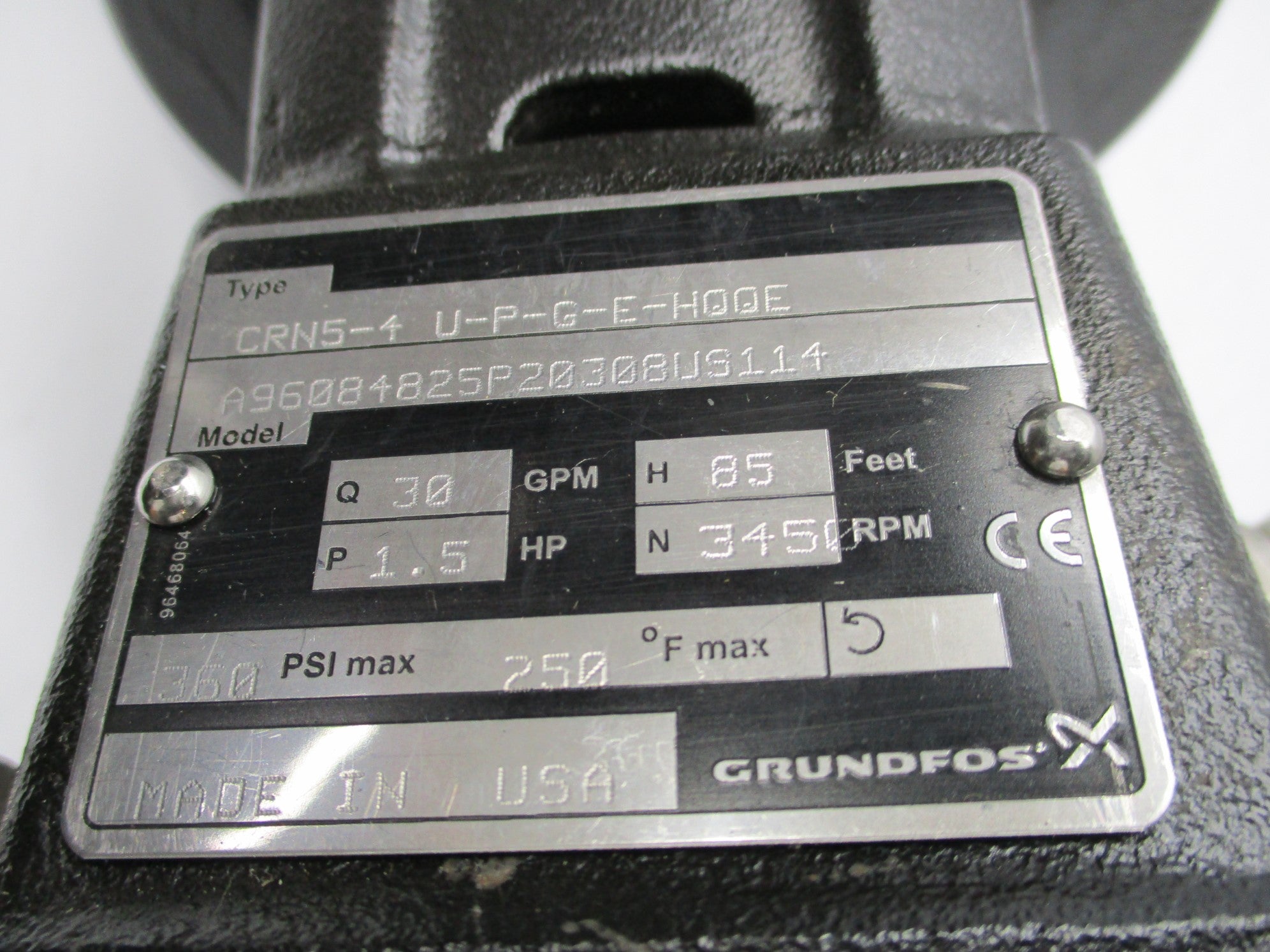 GRUNDFOS A96084825P20308US114 NSNP