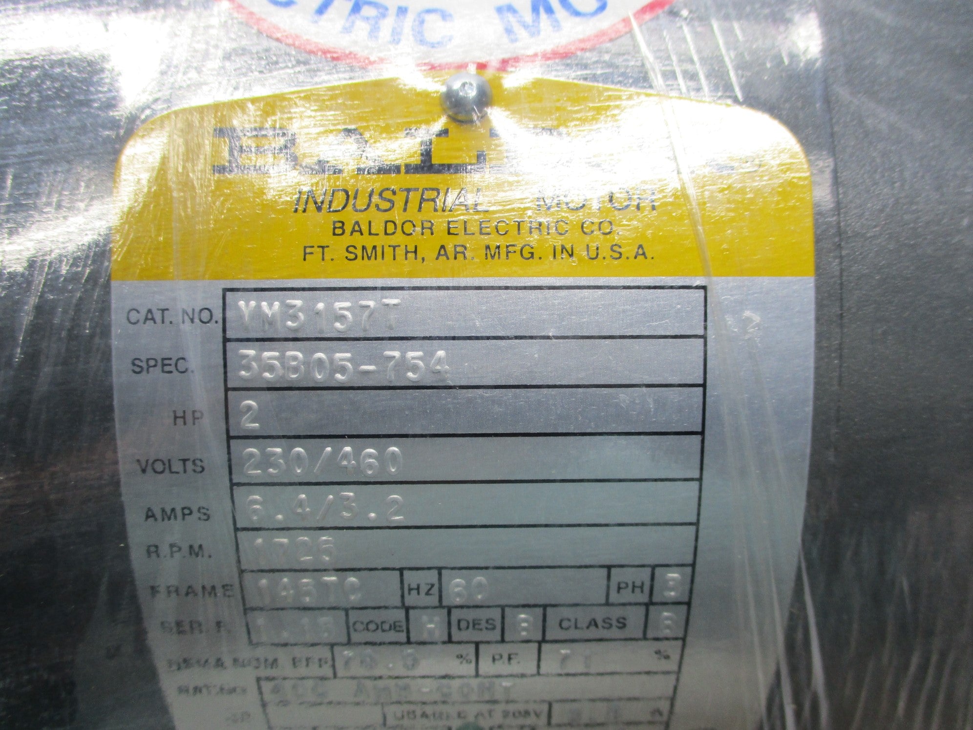 BALDOR VM3157T NSMP