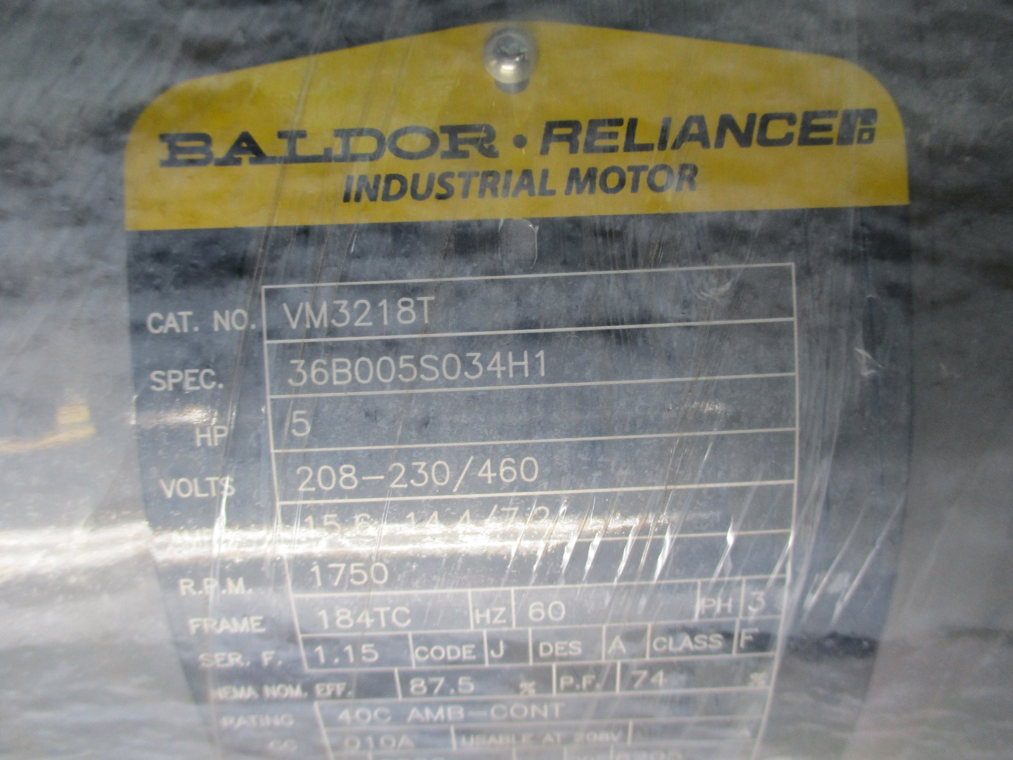 BALDOR VM3218T NSMP