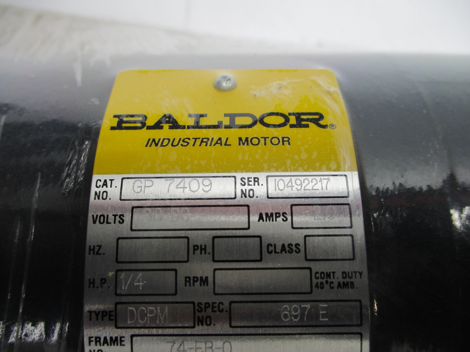 BALDOR GP7409 NSMP