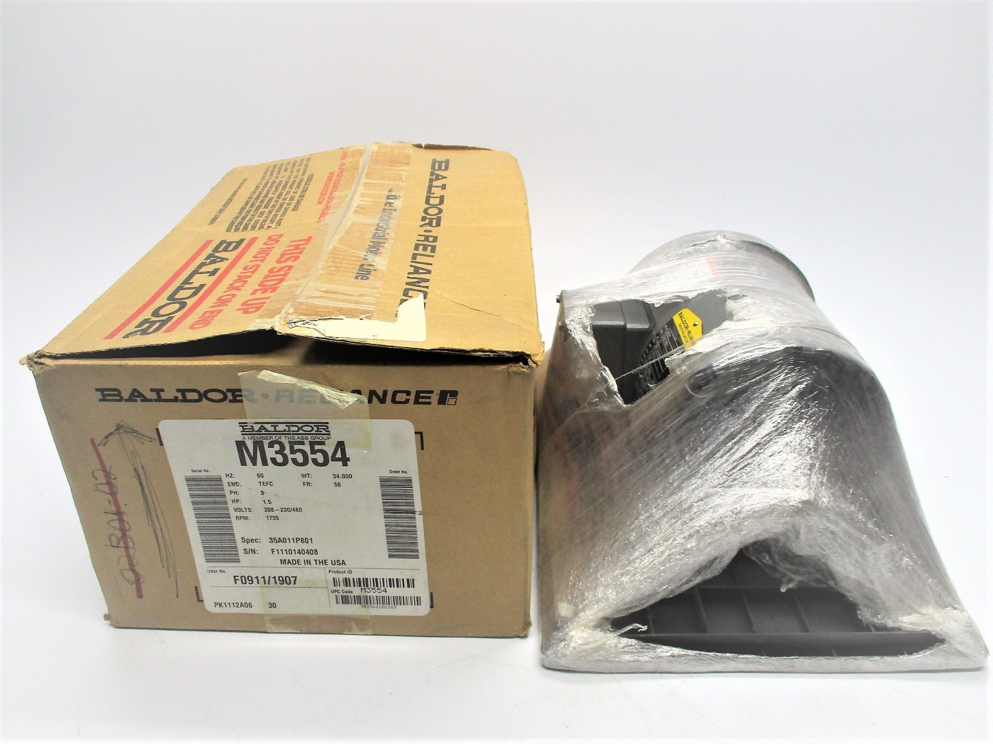 BALDOR M3554 NSMP