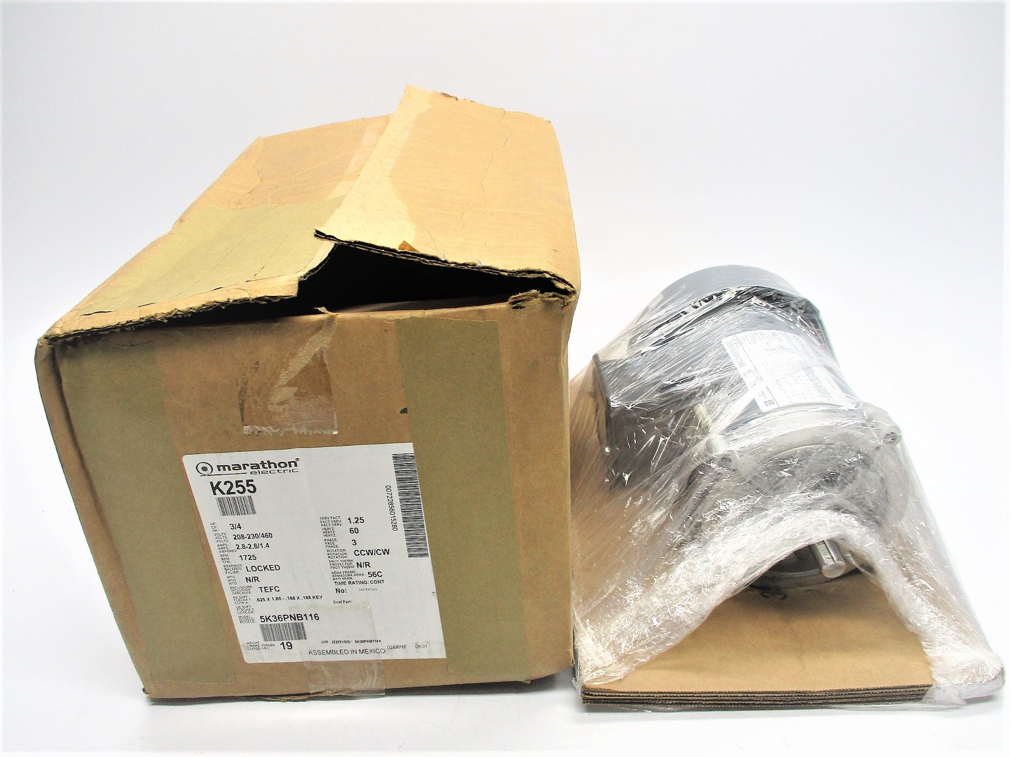 MARATHON ELECTRIC 5K36PNB116 K255 NSMP