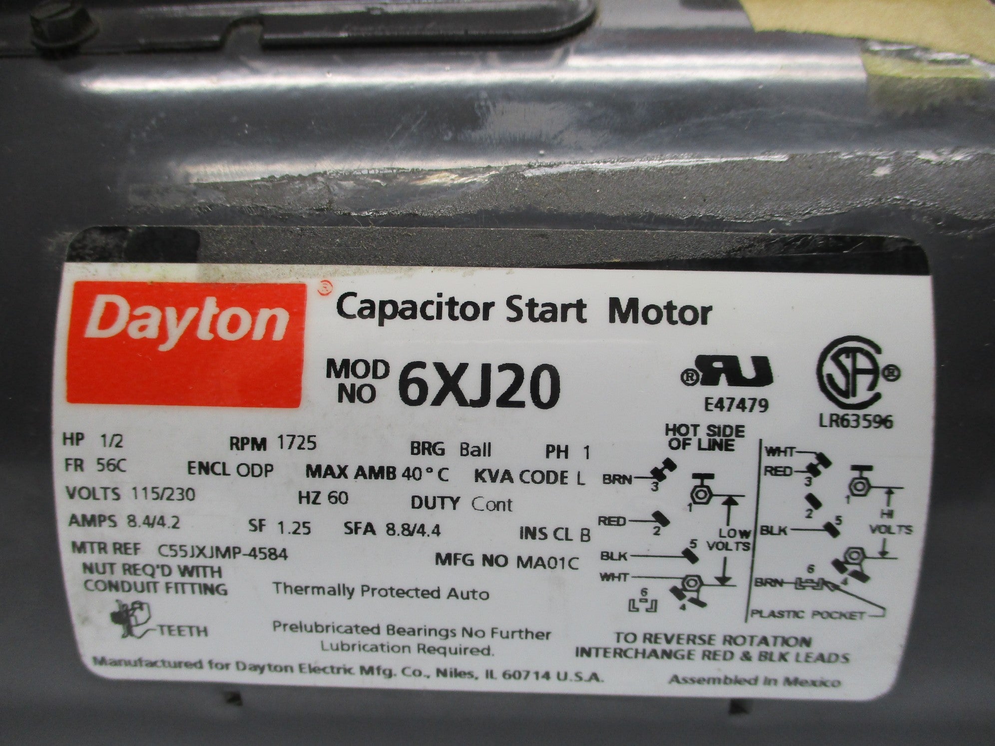 DAYTON 6XJ20 NSNP