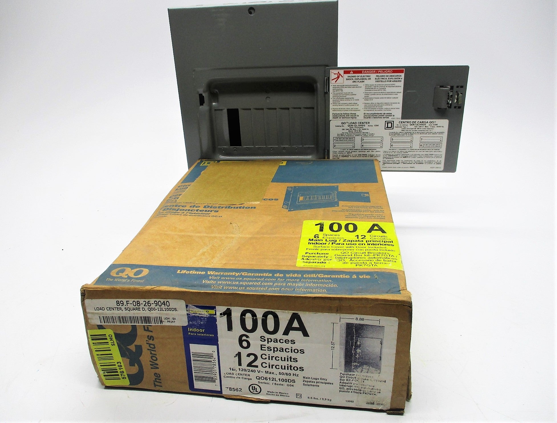SQUARE D QO612L100DS 100A NSMP