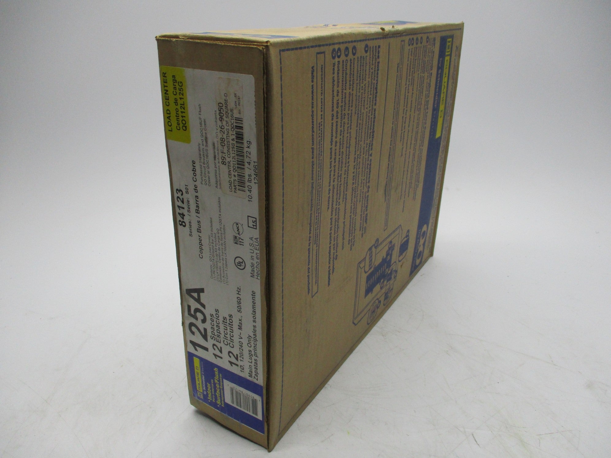 SQUARE D QO112L125G SER. S01 NSFS
