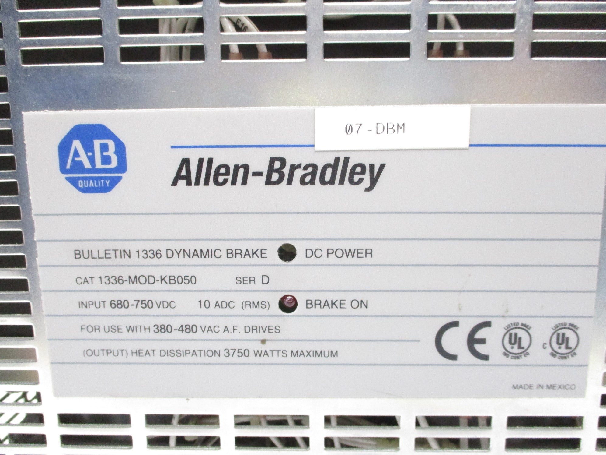 ALLEN BRADLEY 1336-MOD-KB050 SER. D NSNP