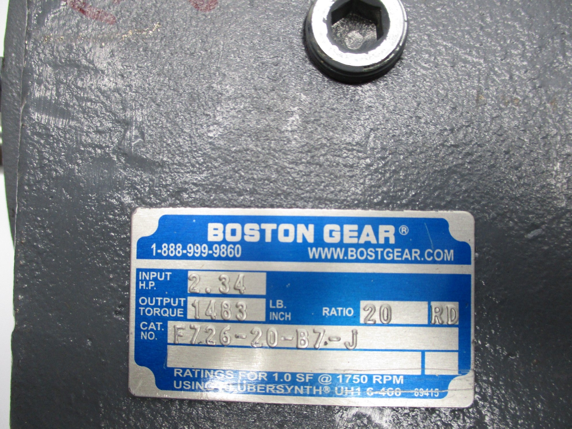 BOSTON GEAR F726-20-B7-J NSNP