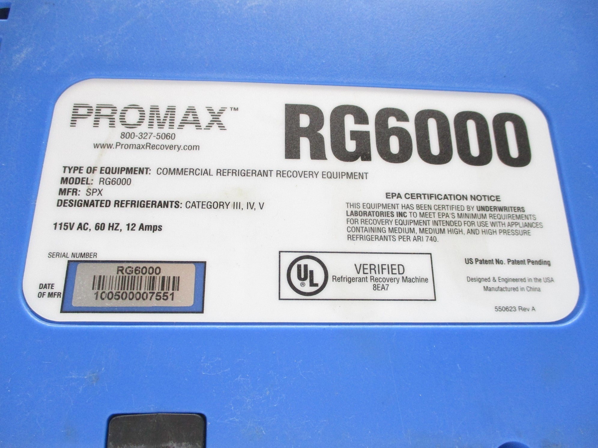 PROMAX RG6000 NSMP