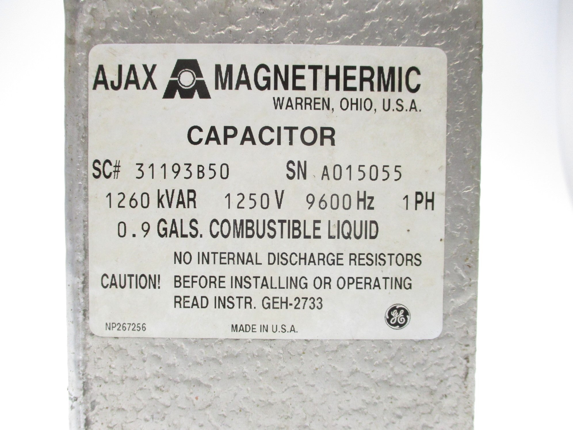 AJAX MAGNETHERMIC 31193B50 UNMP