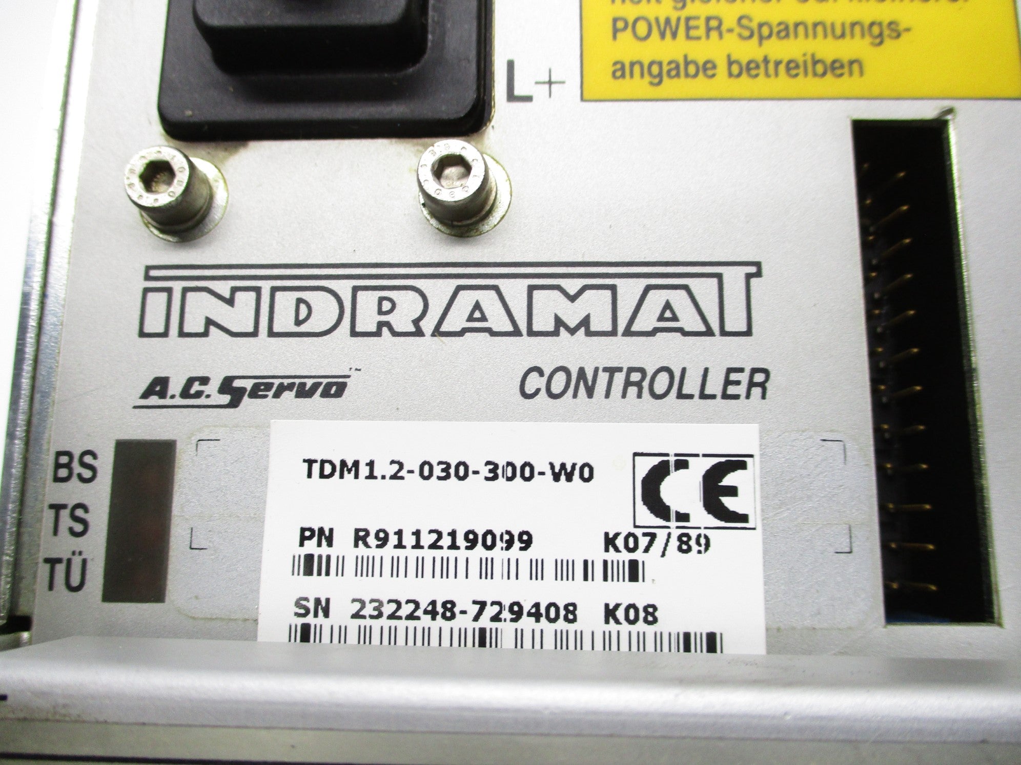 INDRAMAT TDM1.2-030-300-W0 (AS PICTURED) REMAN