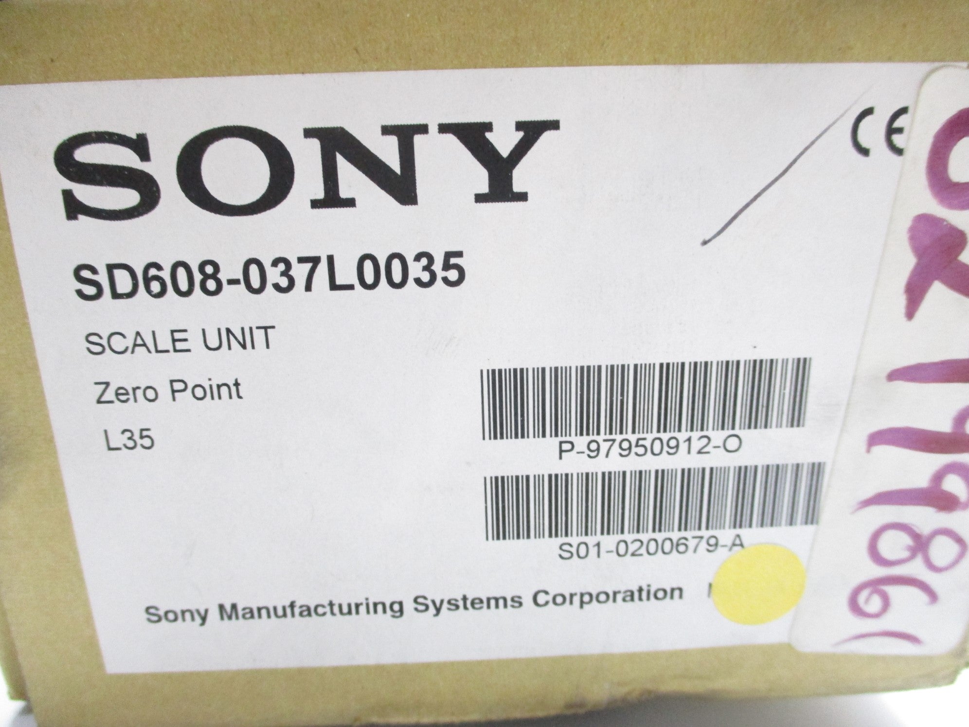 SONY SD608-037L0035 L35 NSMP