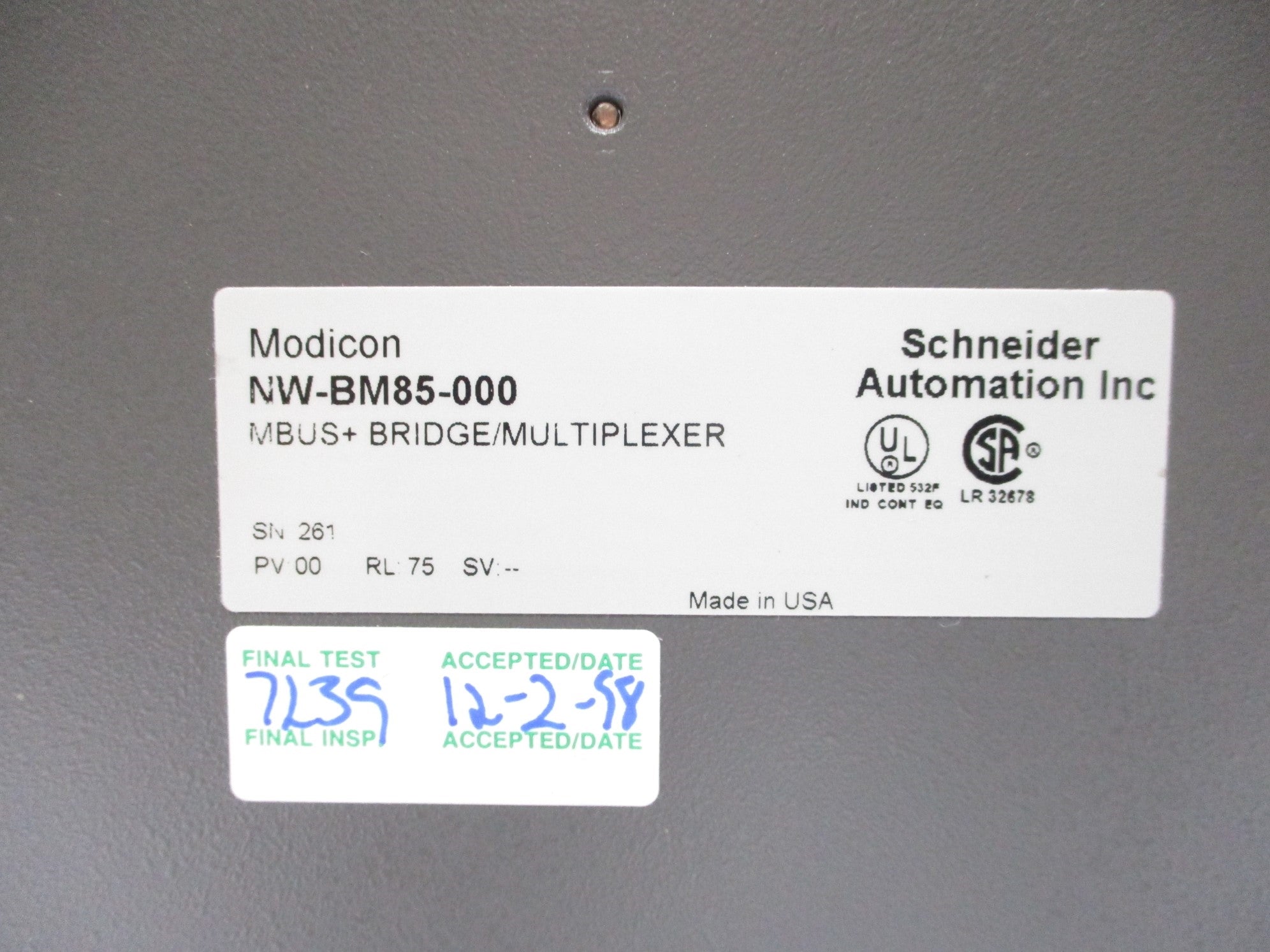 MODICON NW-BM85-000 UNMP