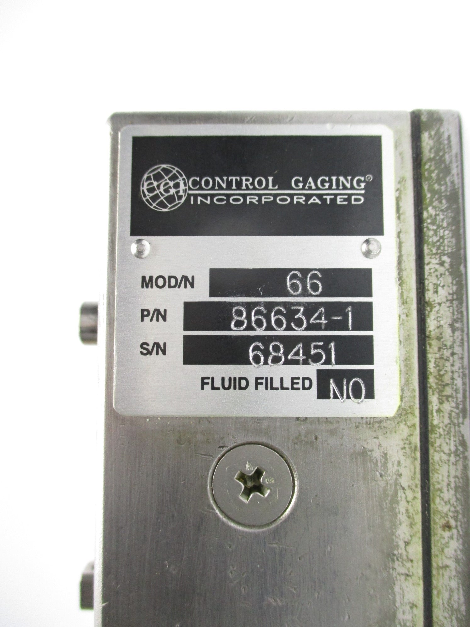 CONTROL GAGING 86634-1 MODEL 66 UNMP
