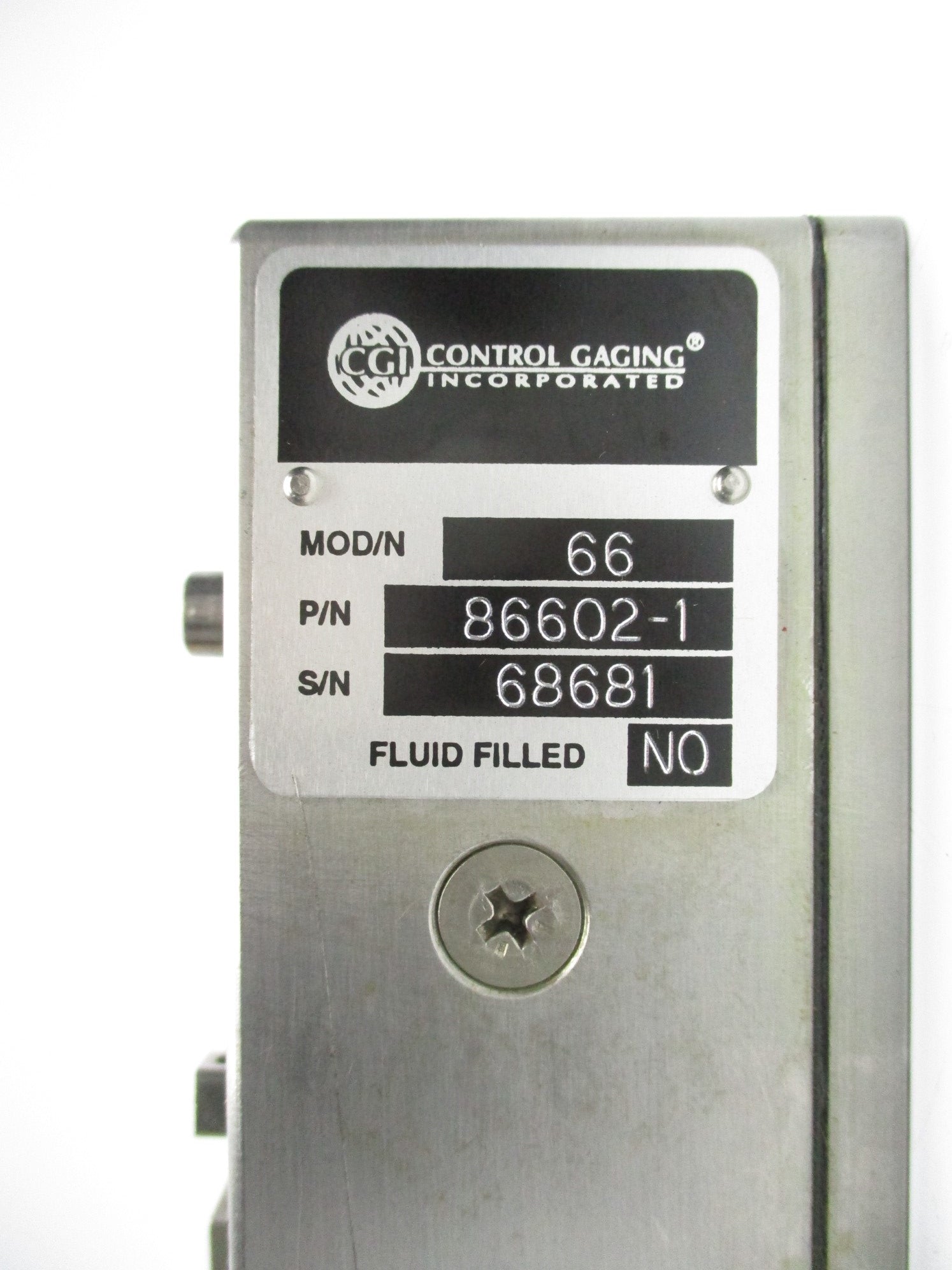 CONTROL GAGING 86602-1 MODEL 66 UNMP