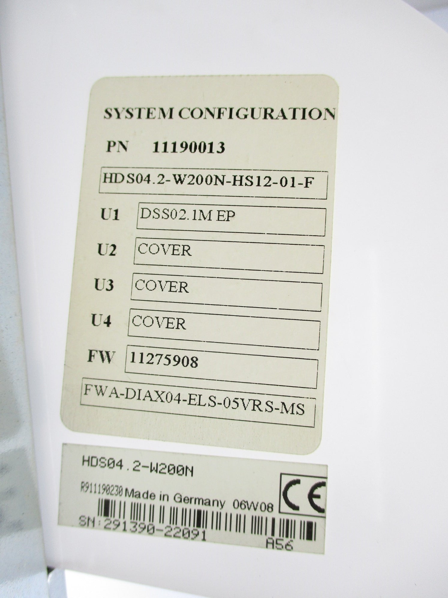 REXROTH HDS04.2-W200N R911285311 REMAN