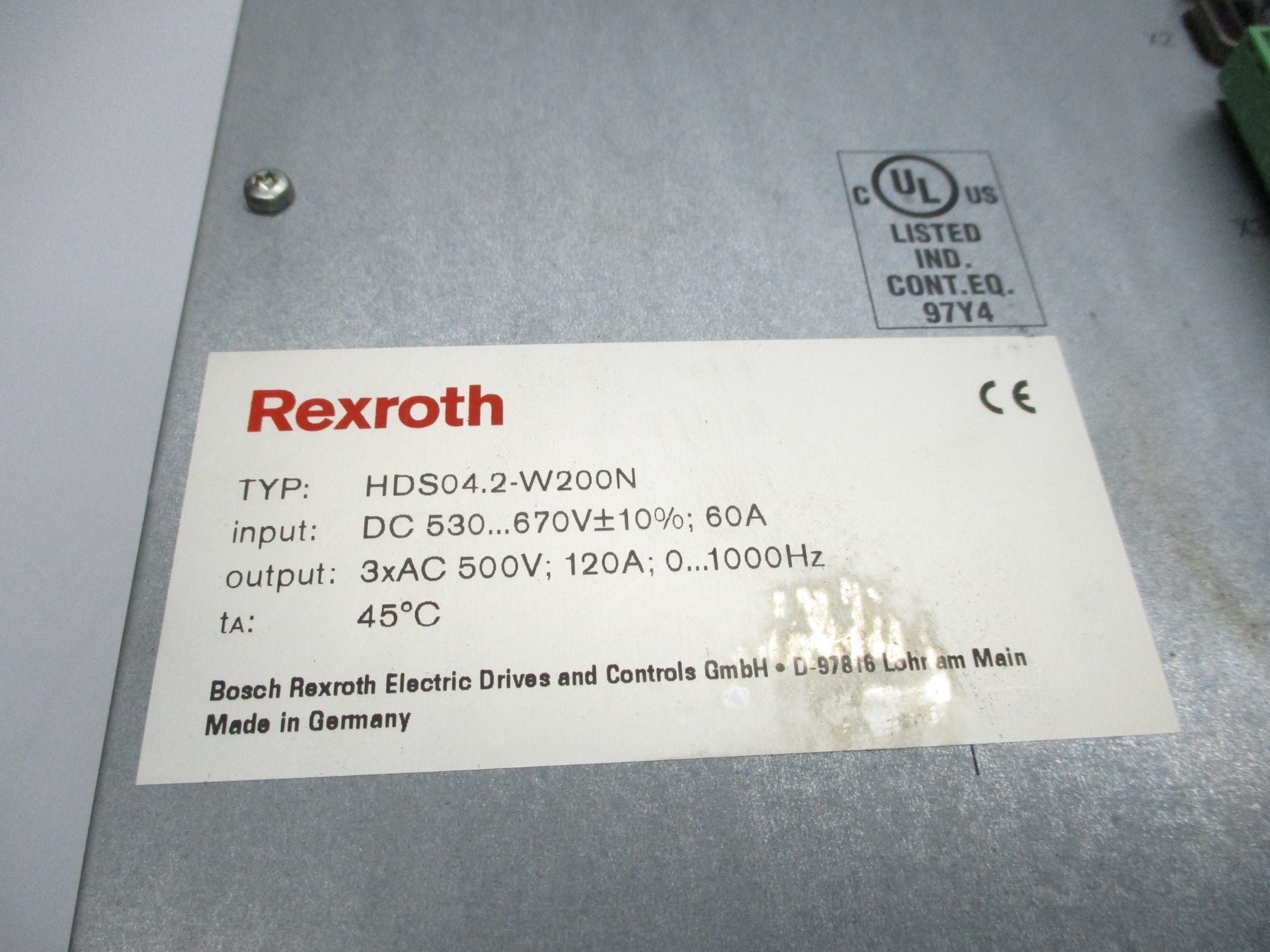 REXROTH HDS04.2-W200N R911285311 REMAN