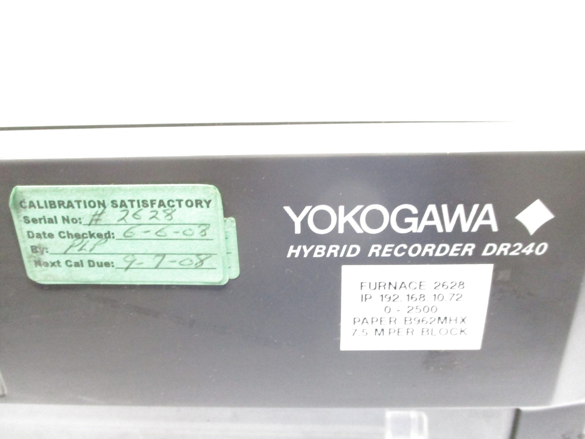 YOKOGAWA DR240 UNMP