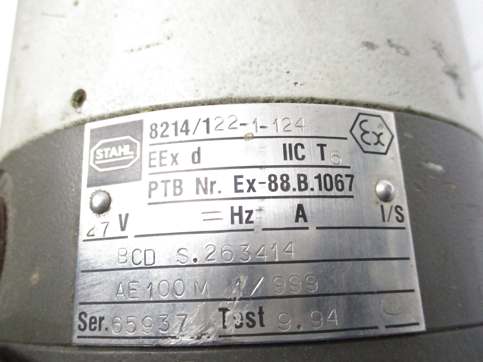TR ELECTRONIC 8214/122-1-124 TYPE CE100M UNMP