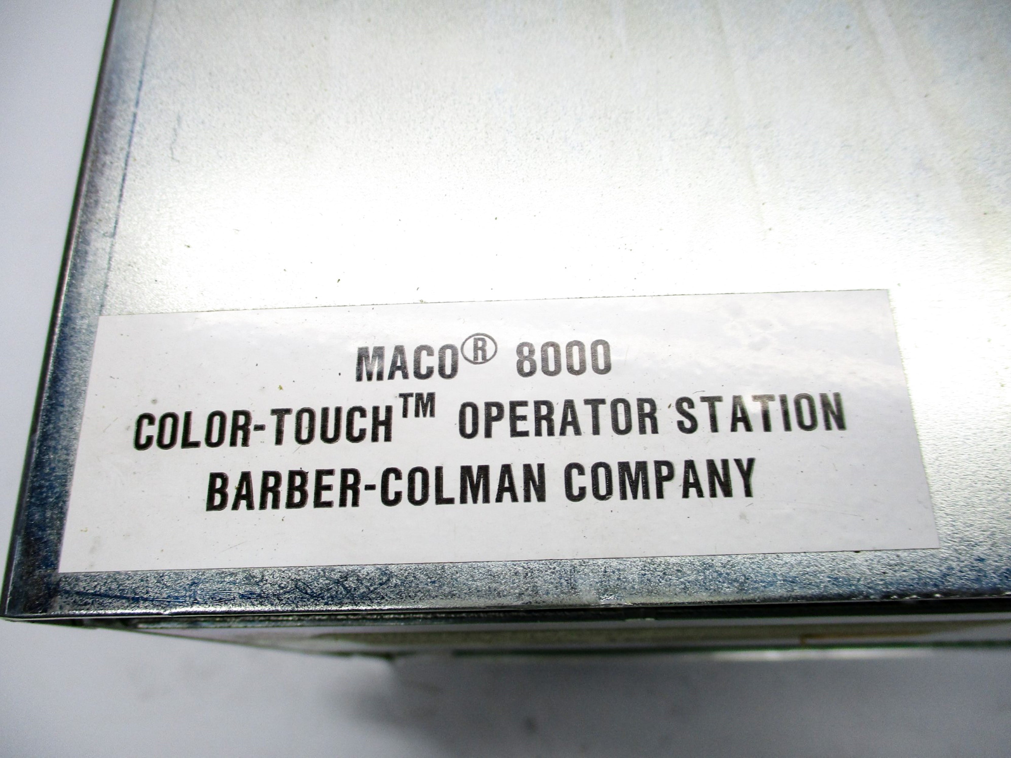 BARBER COLMAN MACO8000 80AG-12050-000-V-00 UNMP