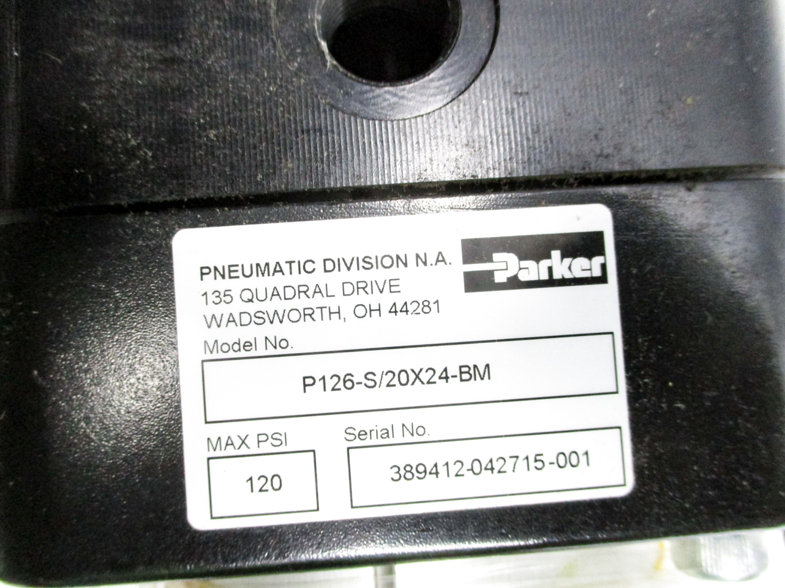 PARKER P126-S/20X24-BM NSNP