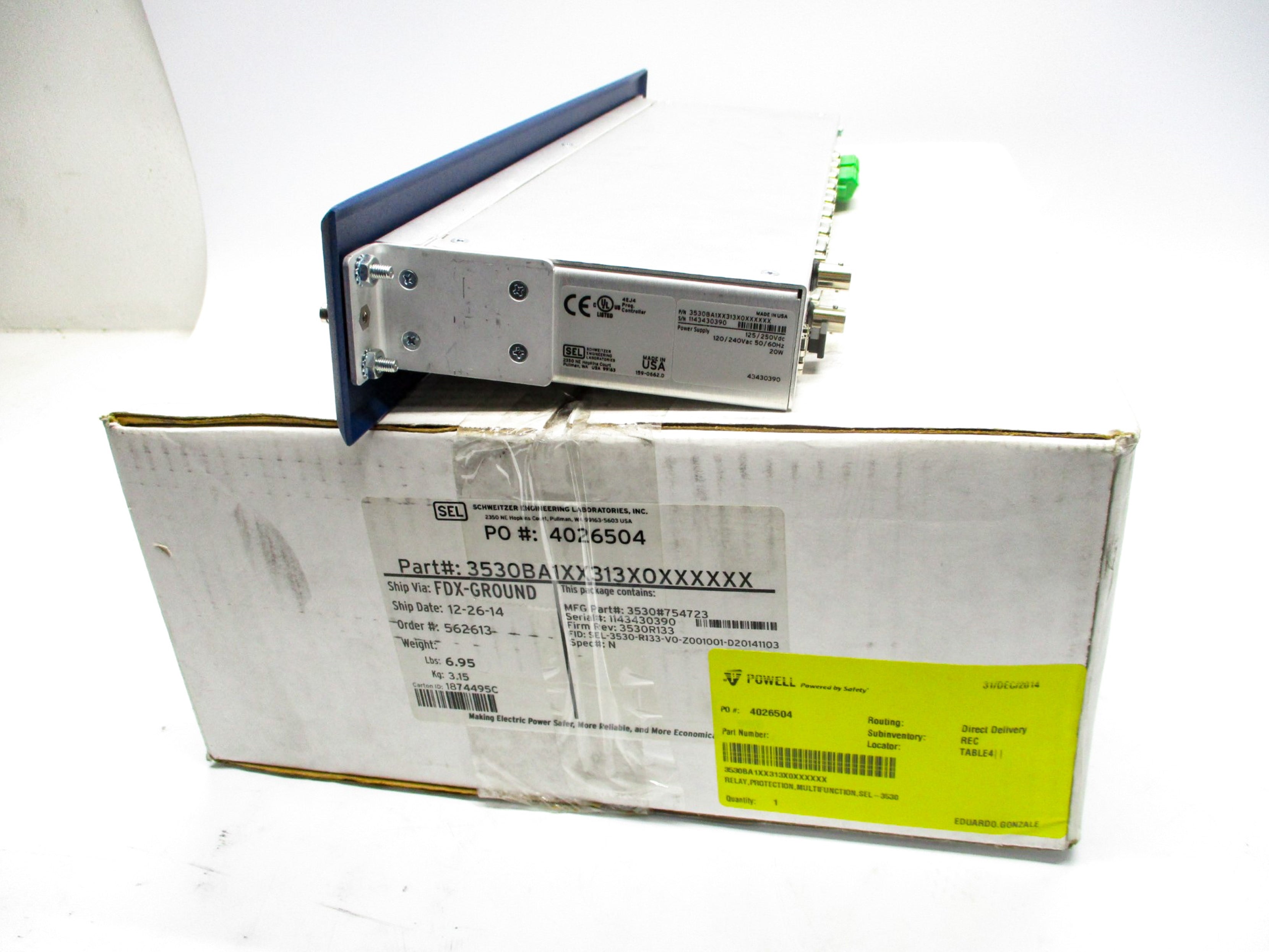 SEL SEL-3530 3530BA1XX313X0XXXXXX NSMP