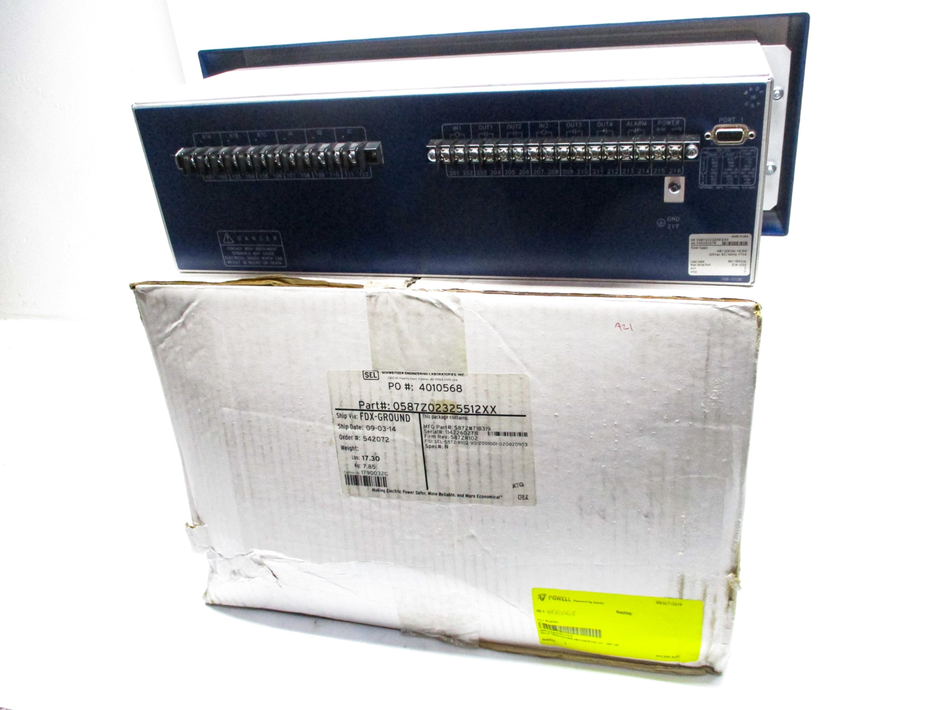 SEL SEL-587Z 0587Z02325512XX NSMP