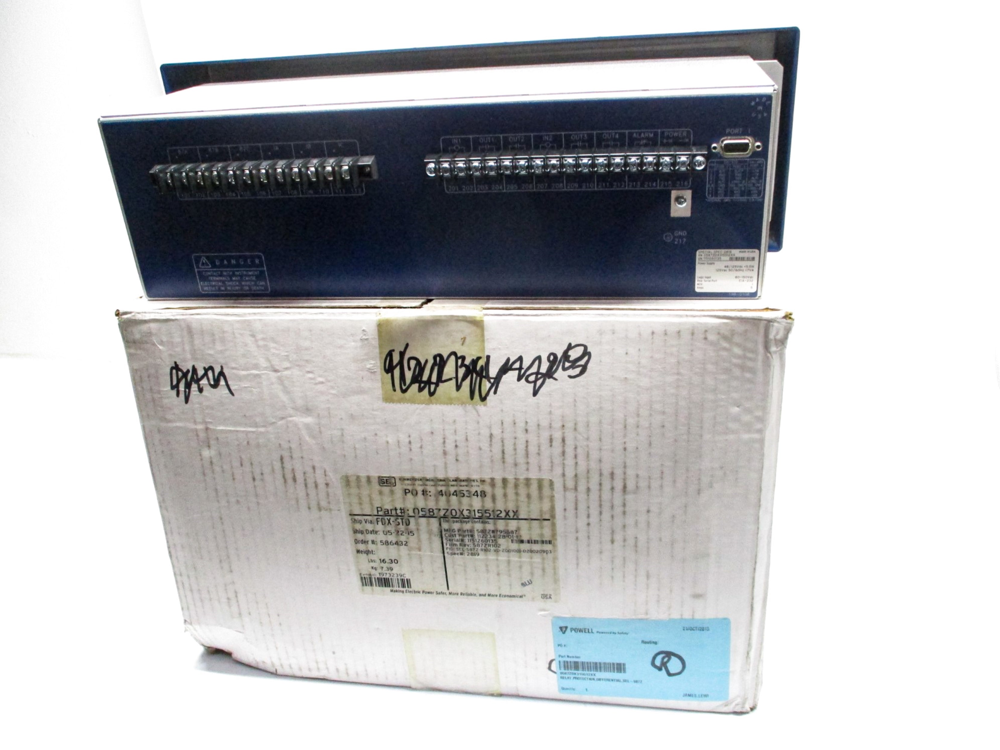 SEL SEL-587Z 0587Z0X315512XX NSMP