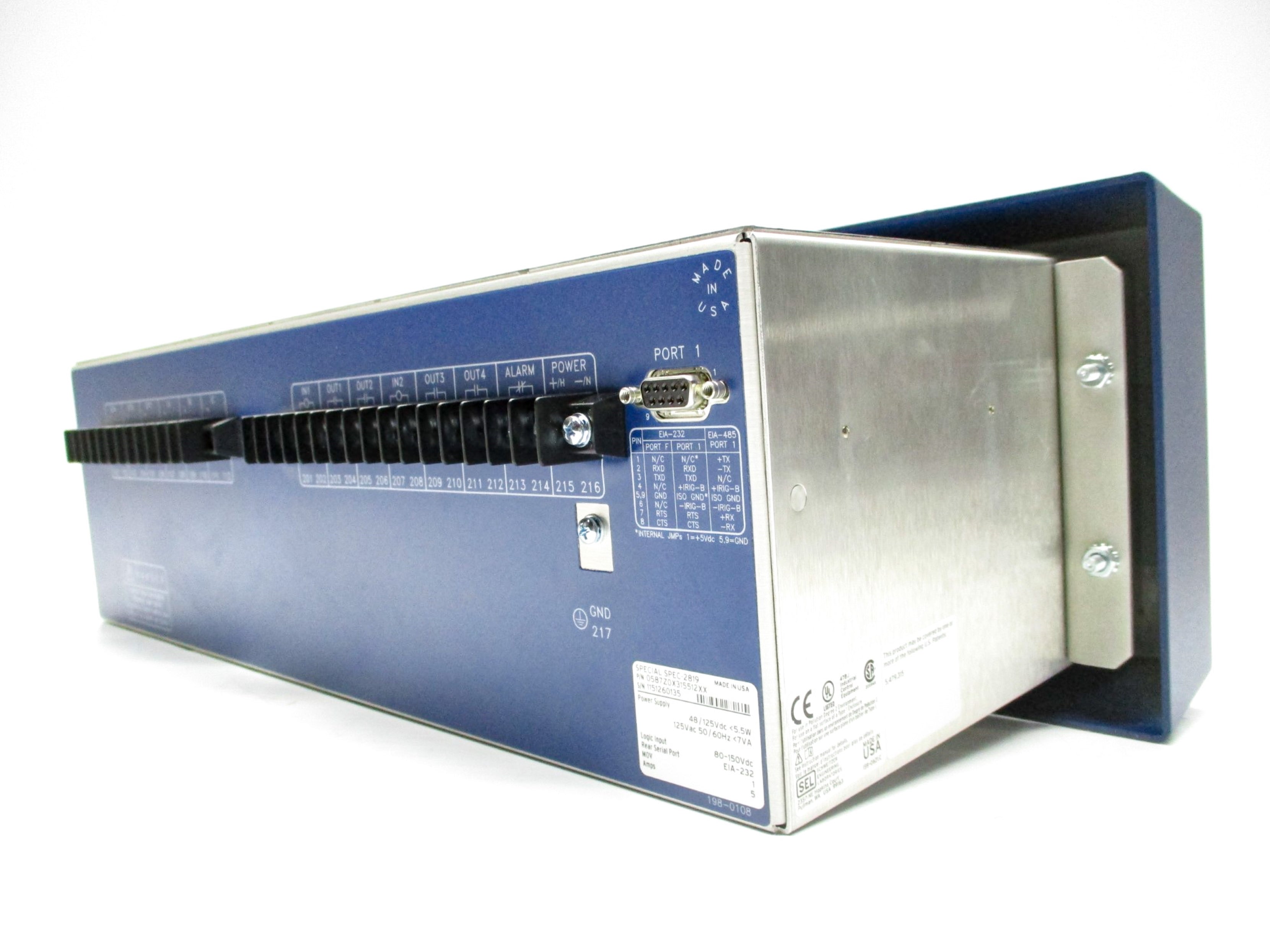 SEL SEL-587Z 0587Z0X315512XX NSMP