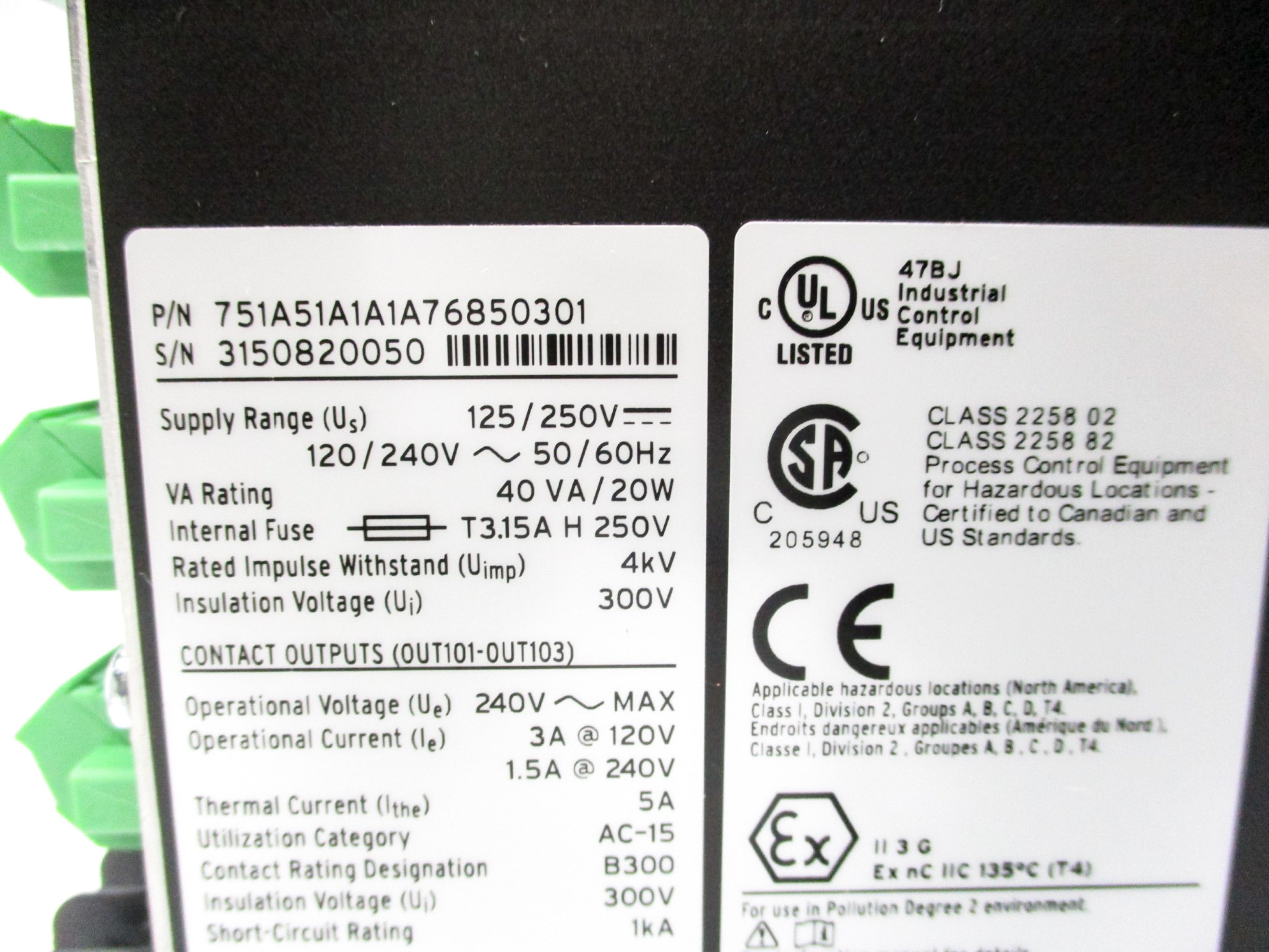 SEL SEL-751A 751A51A1A1A76850301 NSMP