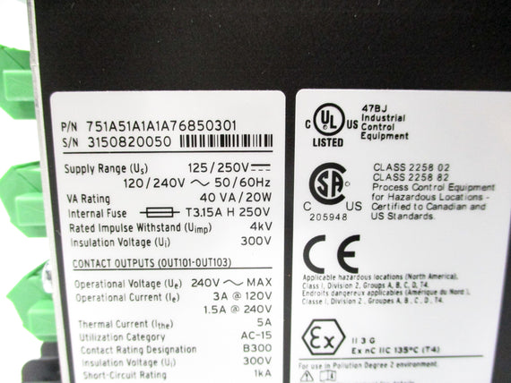 SEL SEL-751A 751A51A1A1A76850301 NSMP