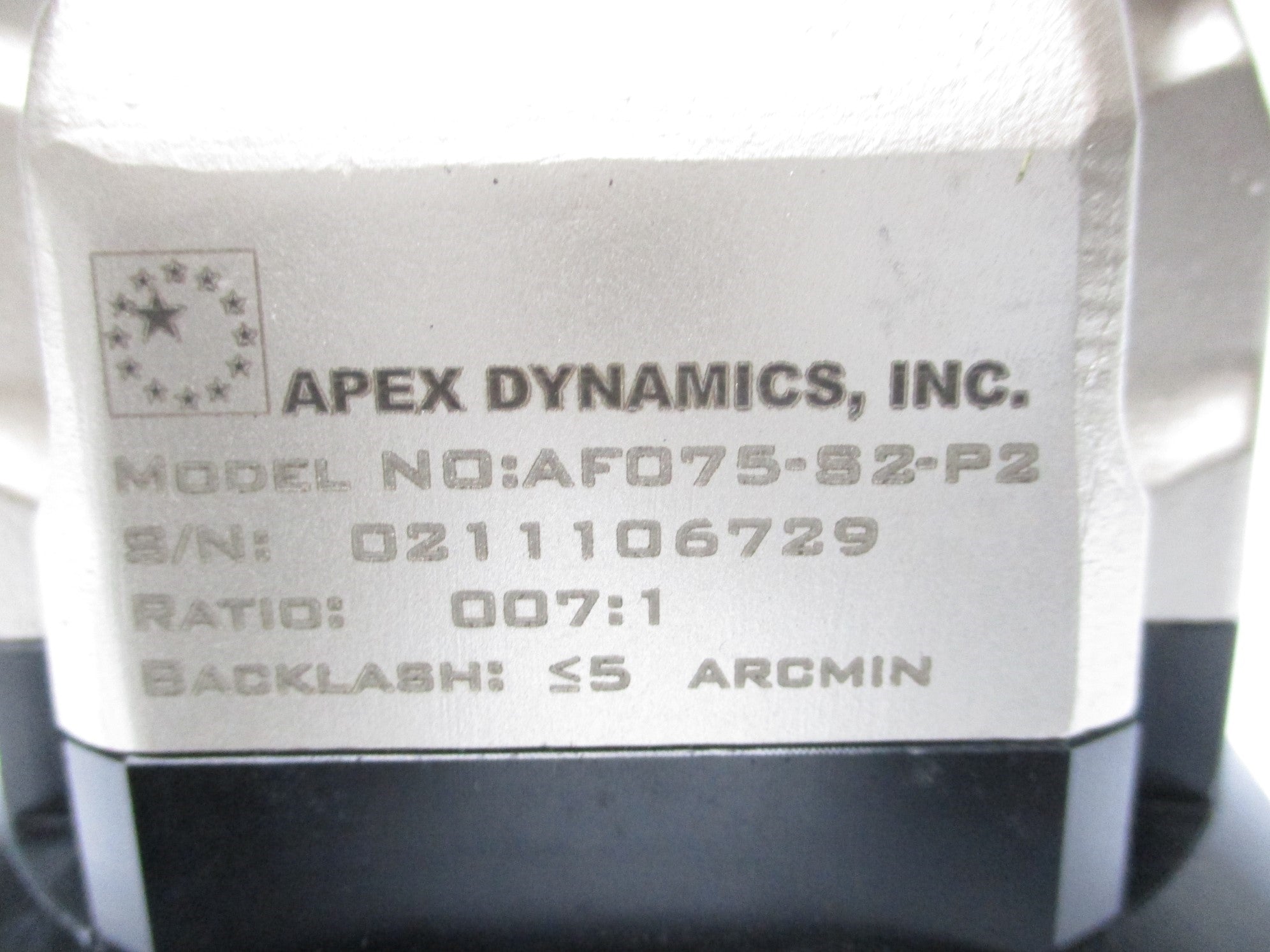 APEX DYNAMICS AF075-S2-P2 NSNP