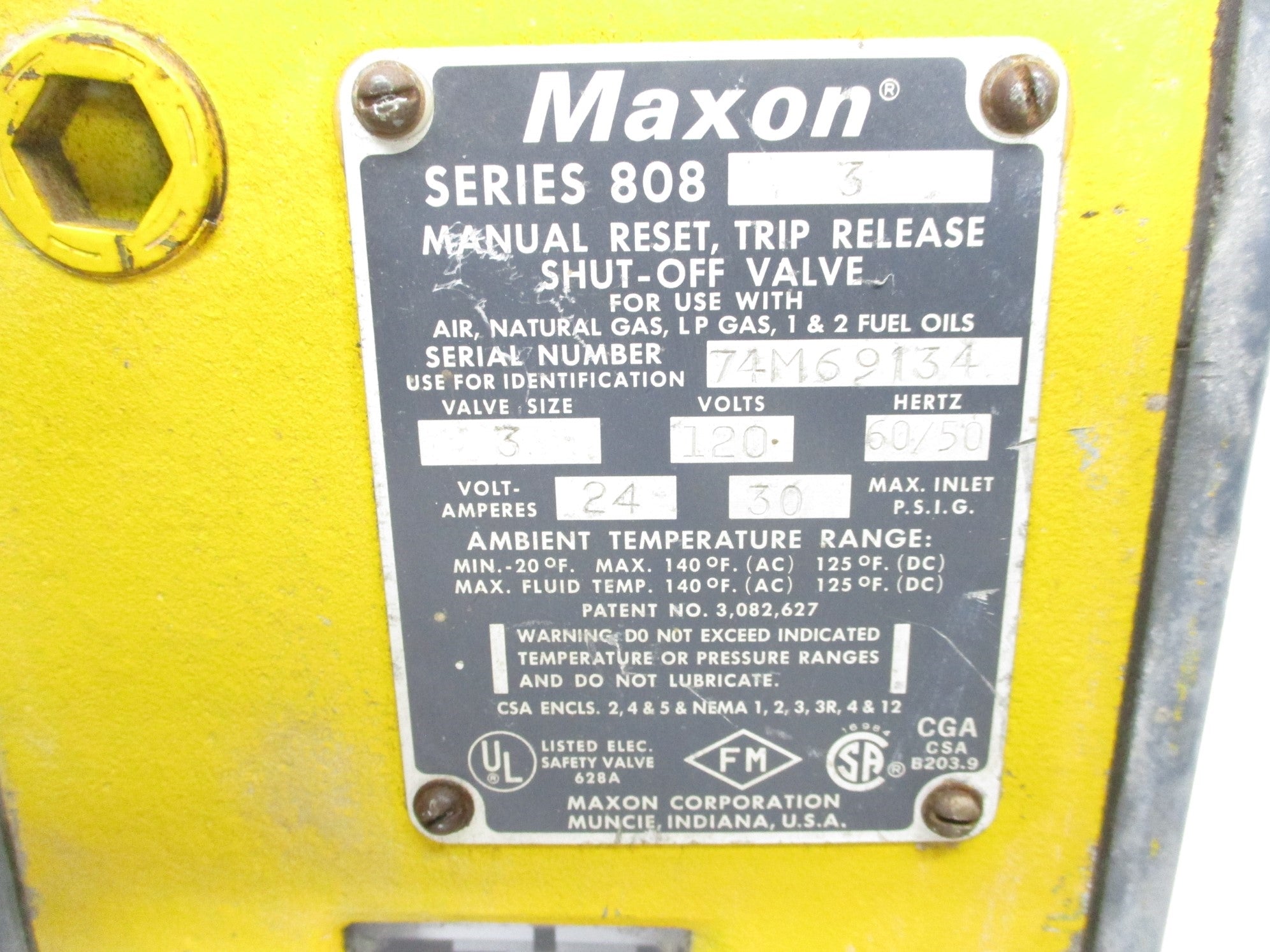 MAXON SERIES 808-3 UNMP