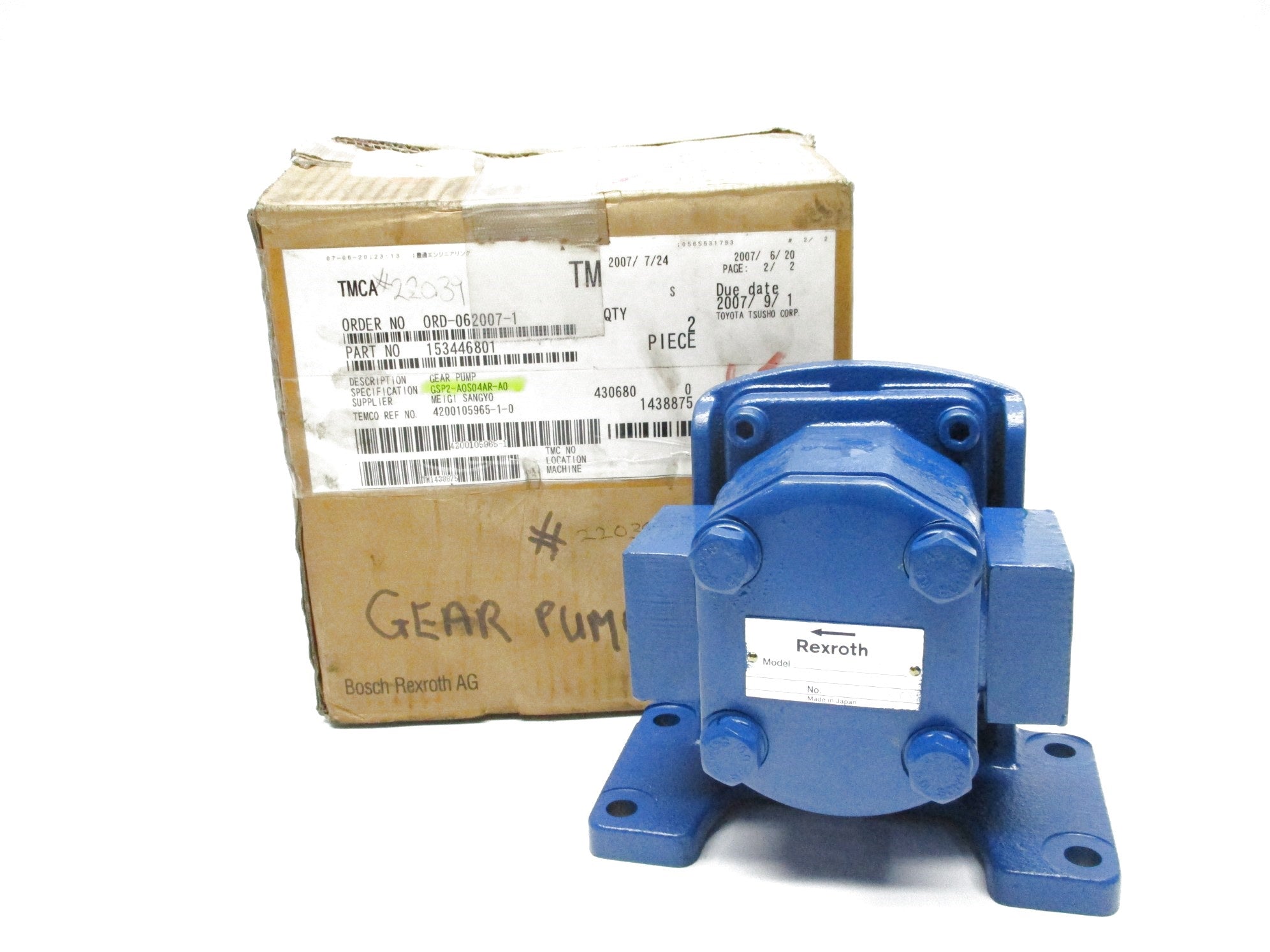 REXROTH GSP2-A0S04AR-A0 NSMP