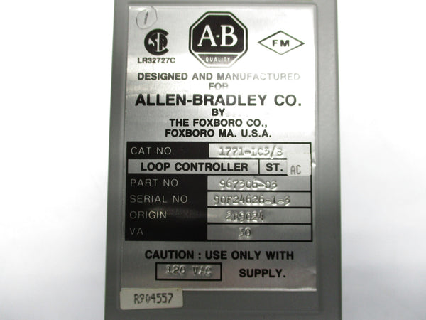 ALLEN BRADLEY 1771-LC3 SER. B REMAN