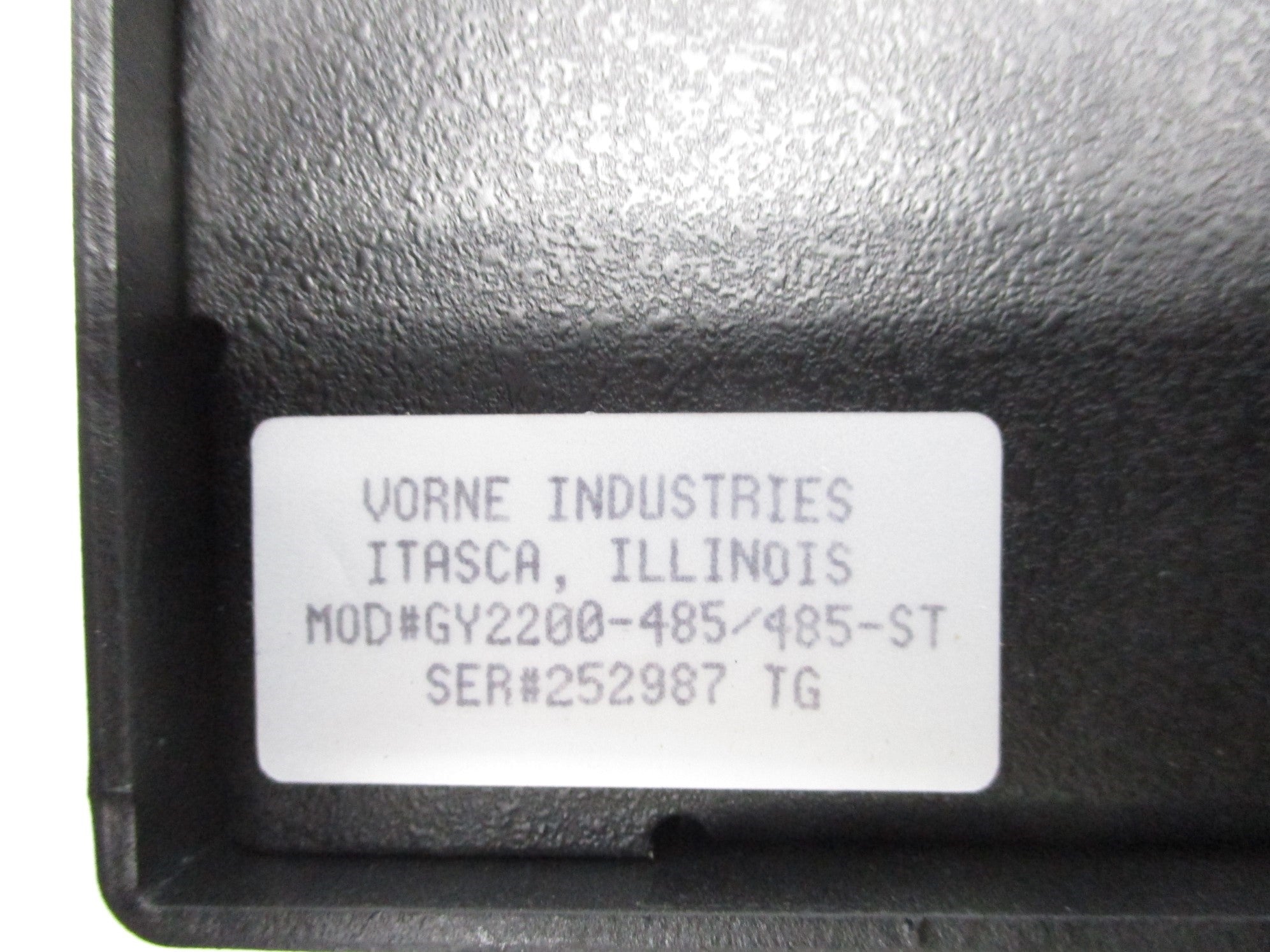 VORNE INDUSTRIES GY2200-485/485-ST NSNP