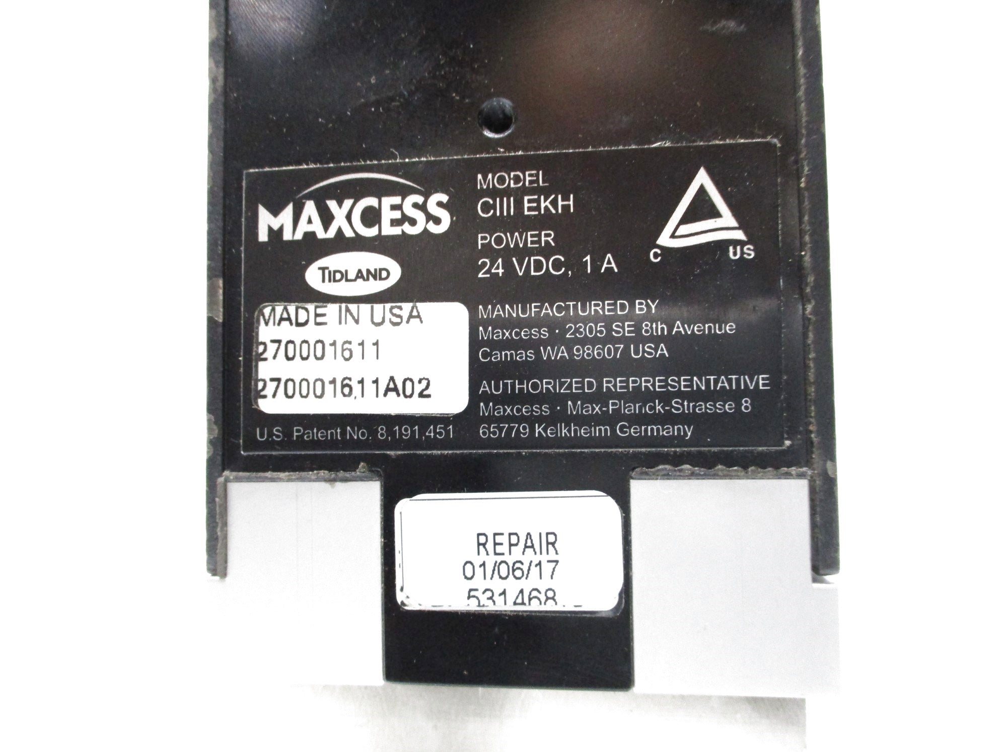 MAXCESS 531468 MODEL C111-EKH REMAN
